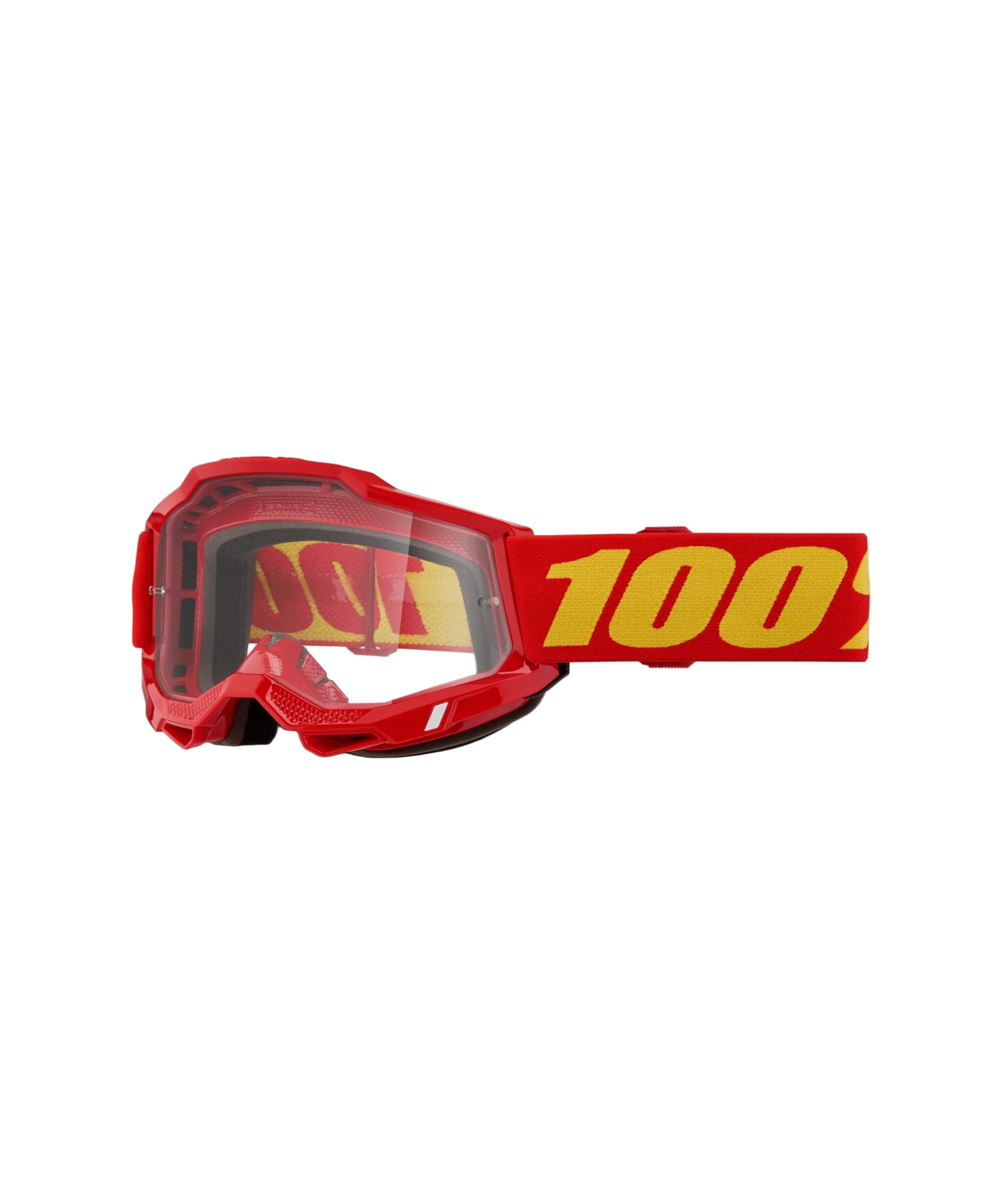 100% Accuri 2 OTG Goggles Red / Clear Lens