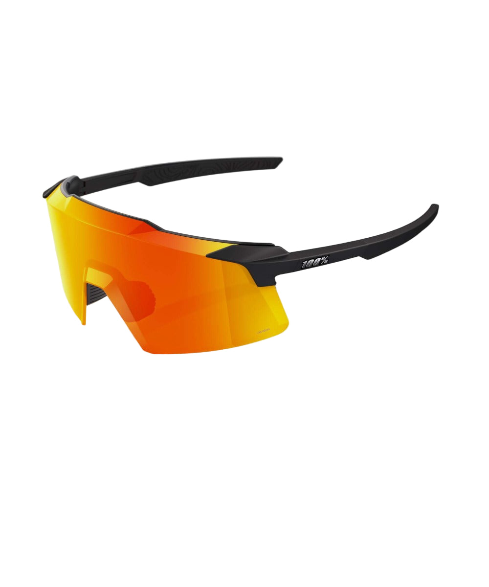 100% Aerocraft Glasses Soft Tact Black / HiPER Red Multilayer