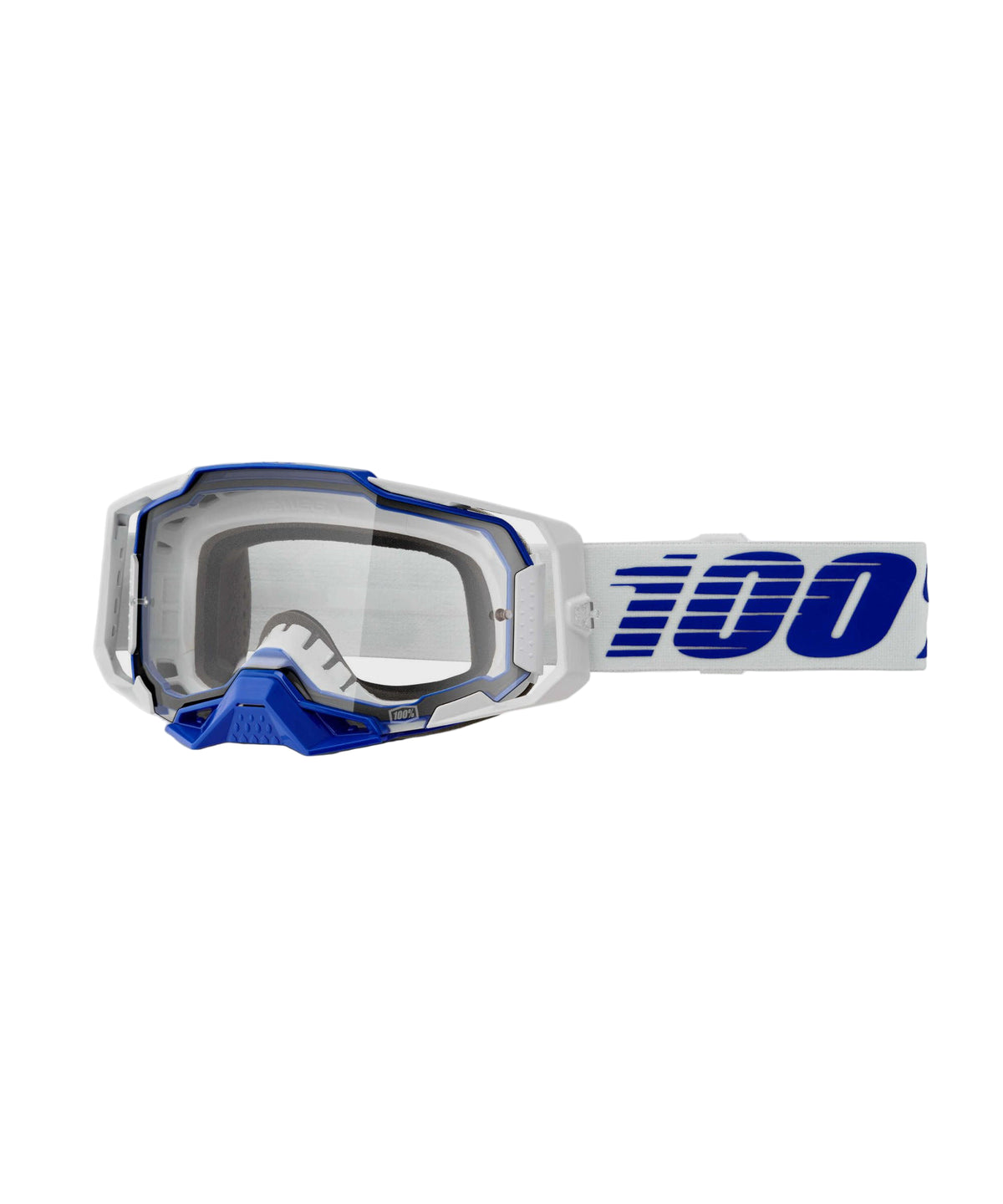 100% Armega Goggles Blue / Clear Lens