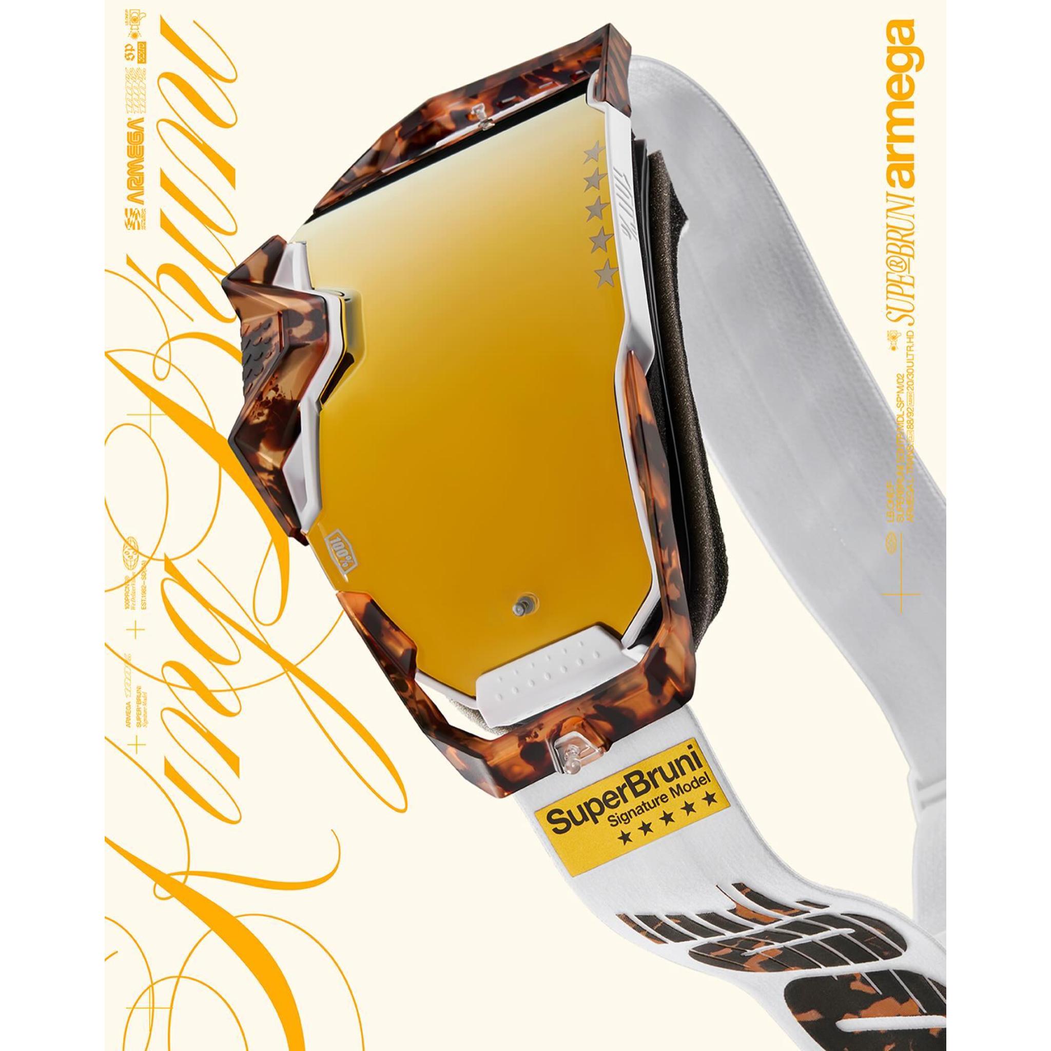 100% Armega Goggles - Limited Edition Bruni Special