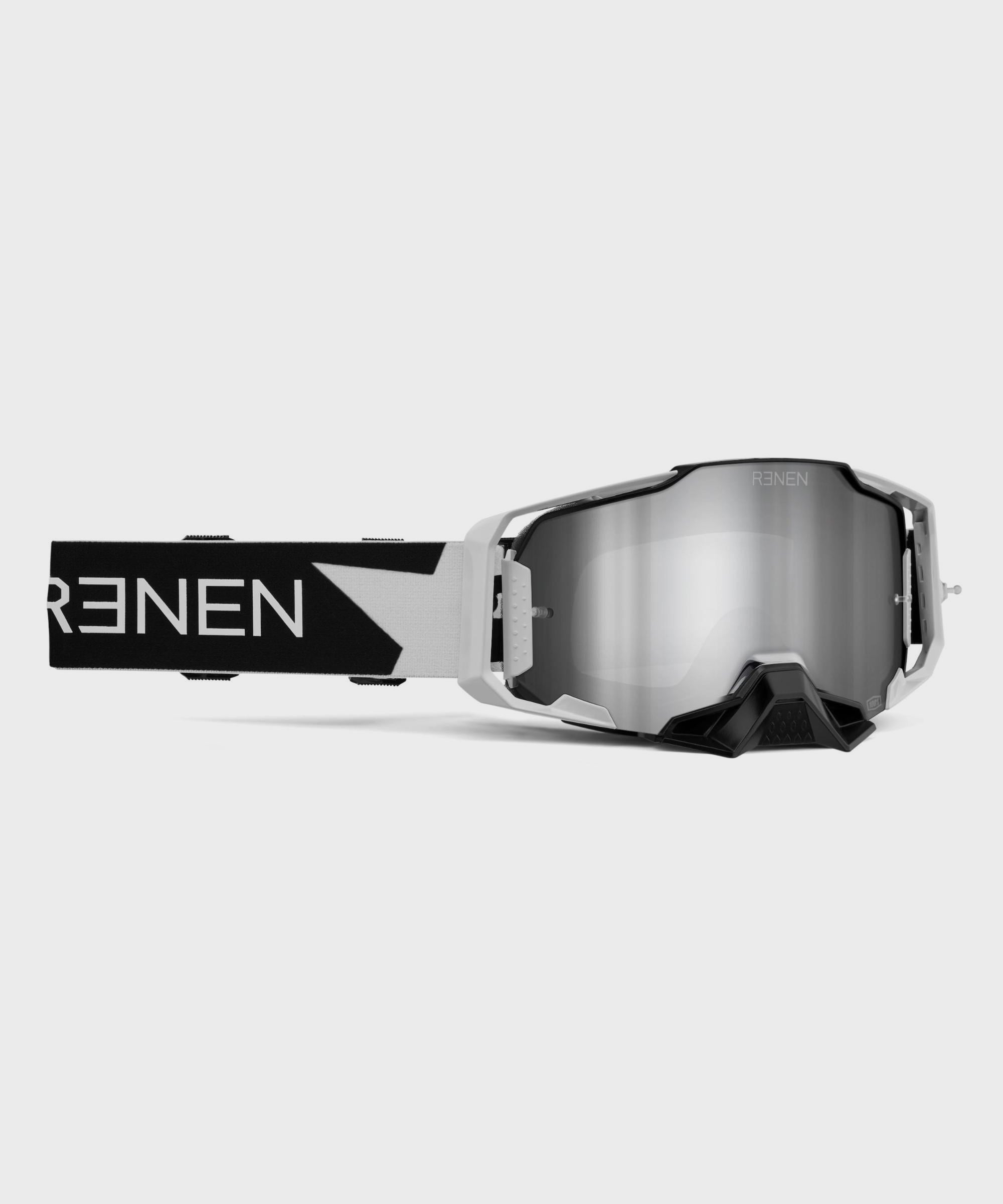100% Armega Goggles Renen Starbleed / Mirror Silver Lens
