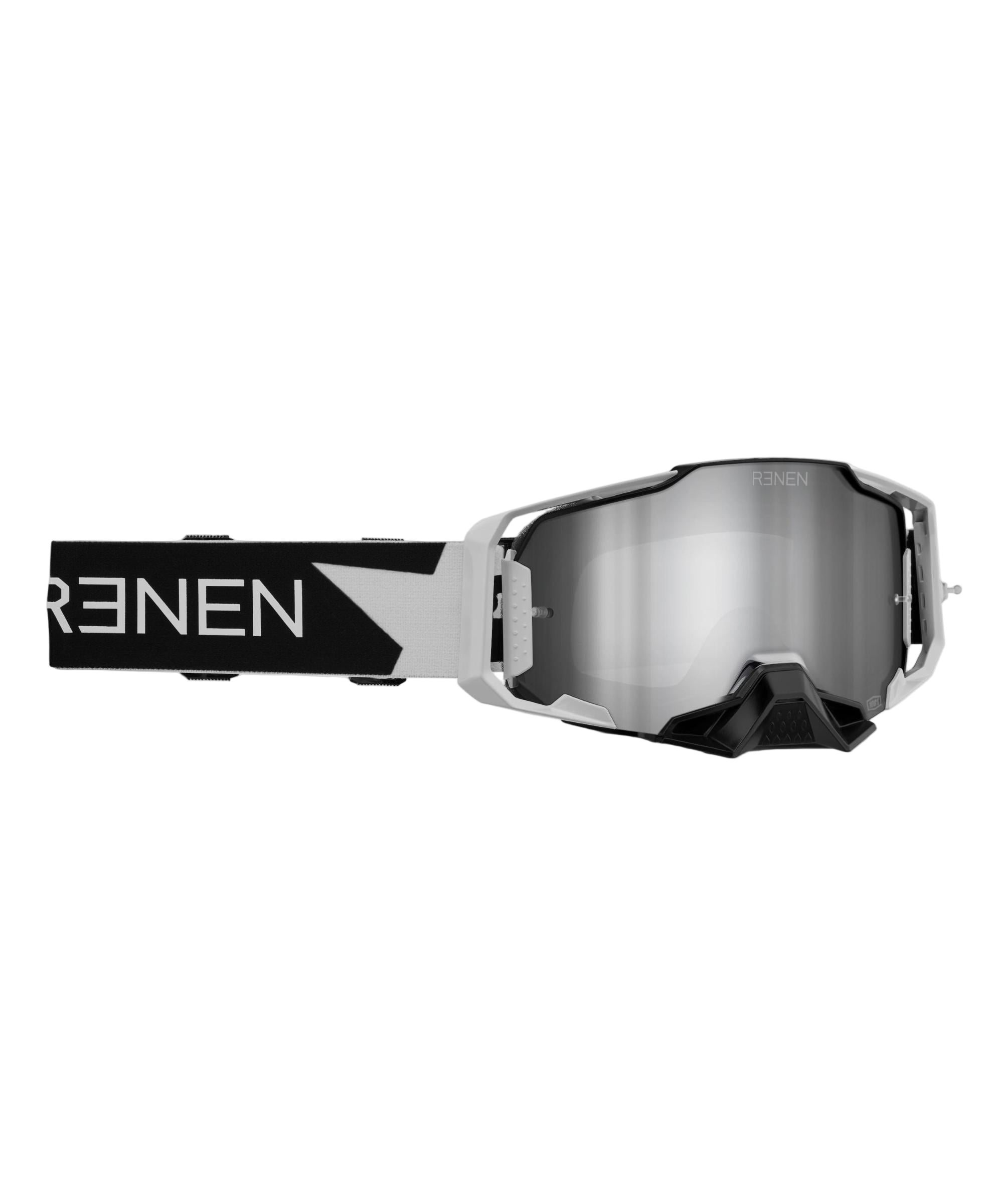 100% Armega Goggles Renen Starbleed / Mirror Silver Lens
