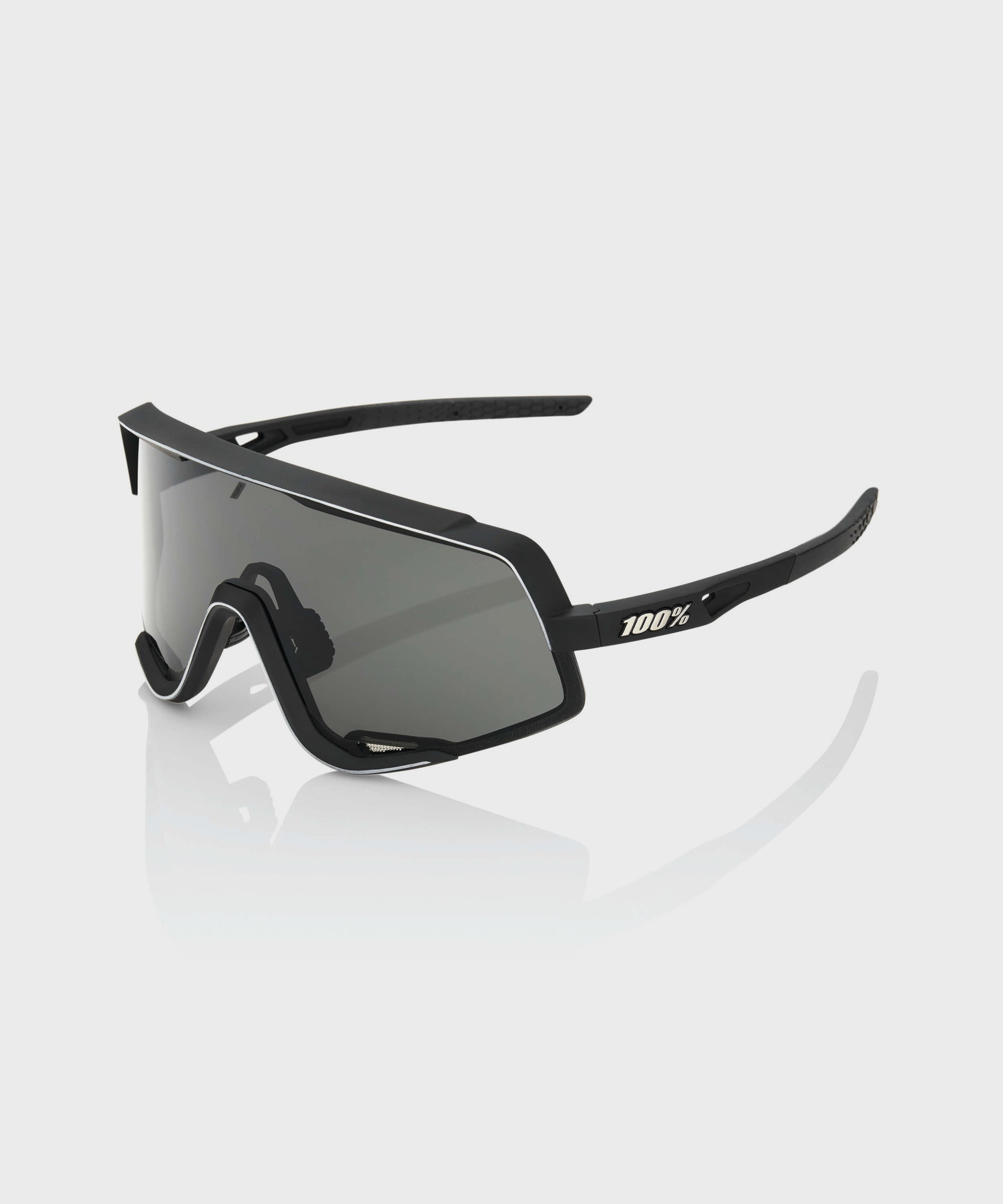 100% Glendale Glasses Soft Tact Black / Smoke