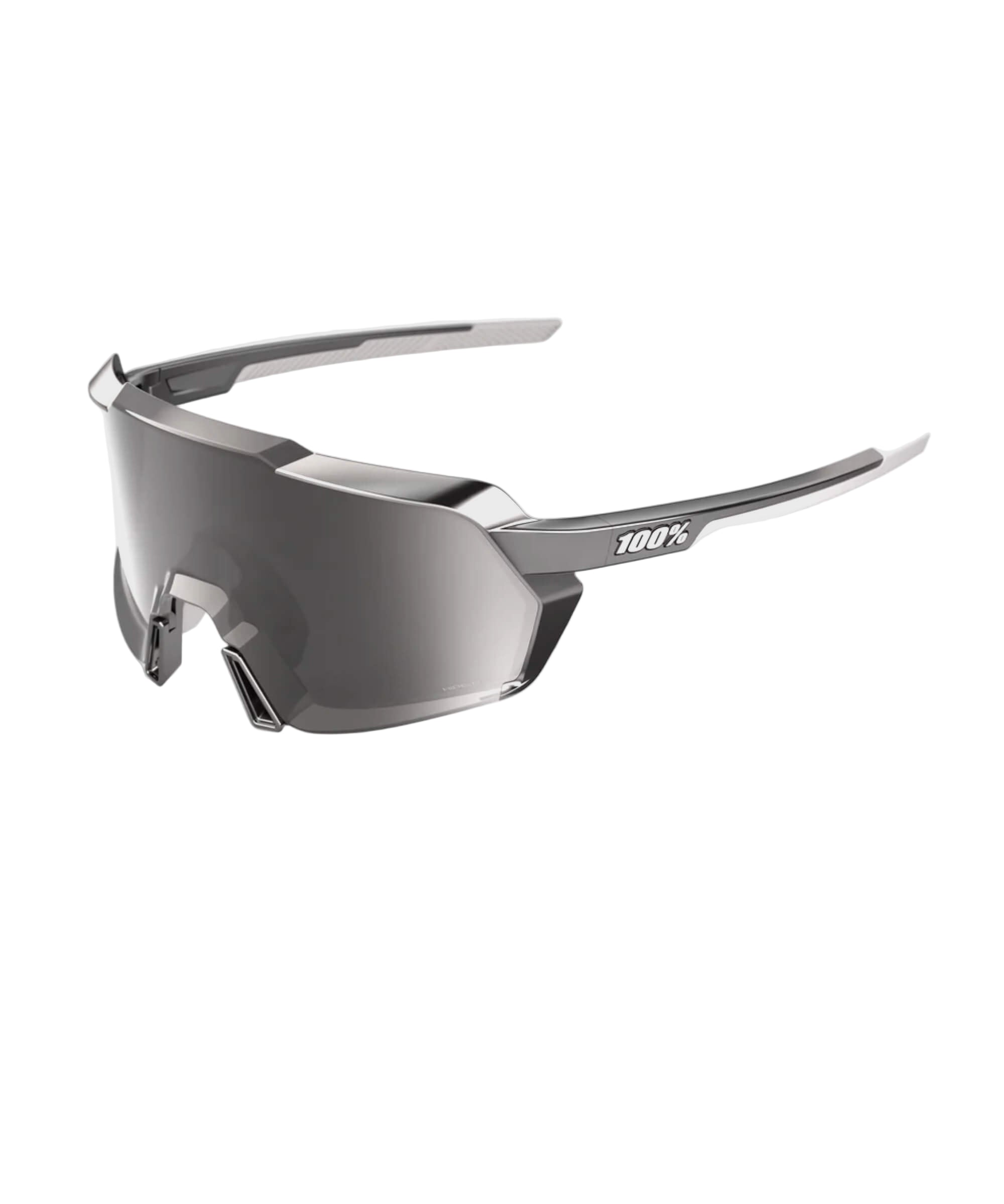 100% Korbin Glasses Gloss Black / HiPER Silver