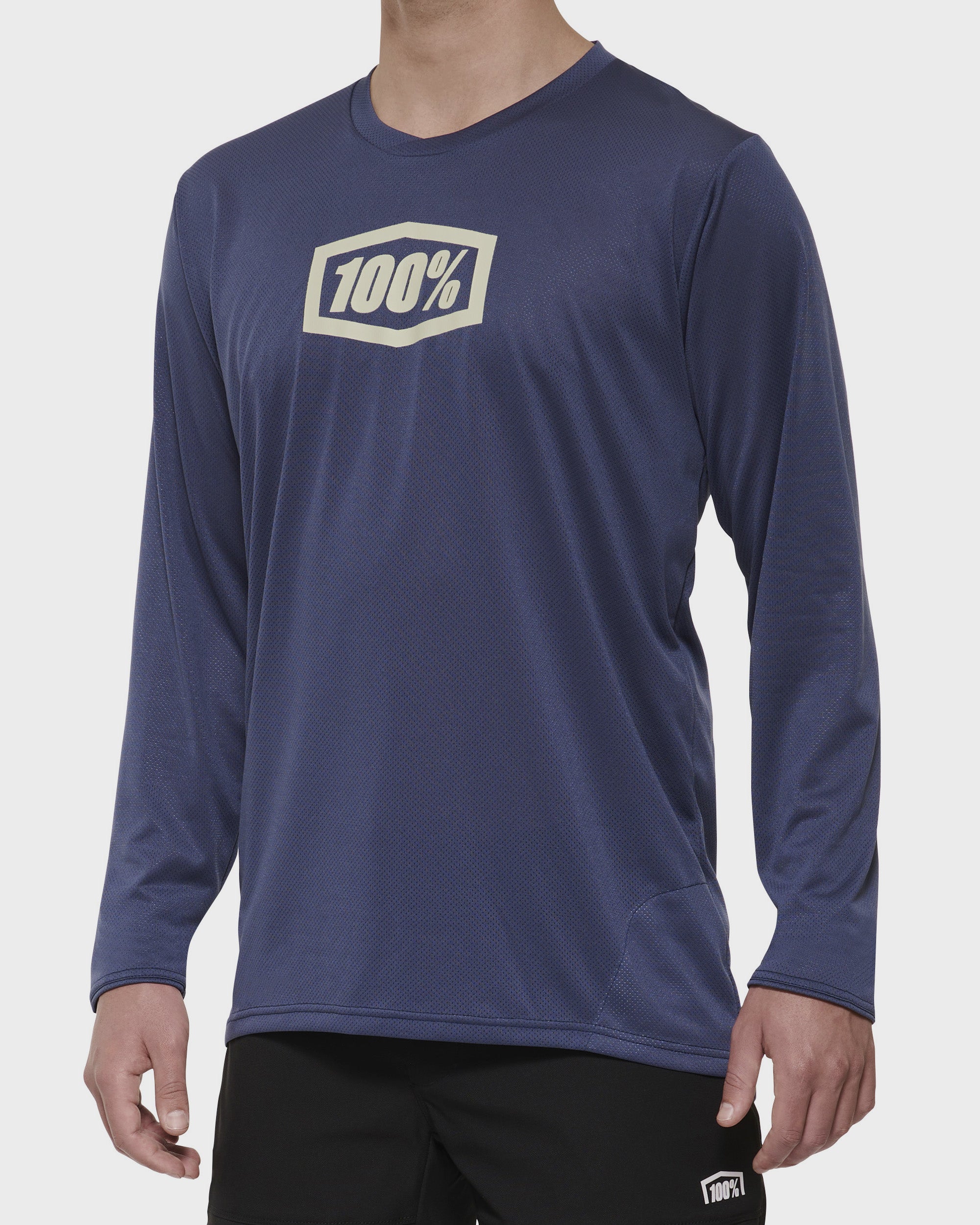 100% Ridecamp Long Sleeve Jersey Indigo / S