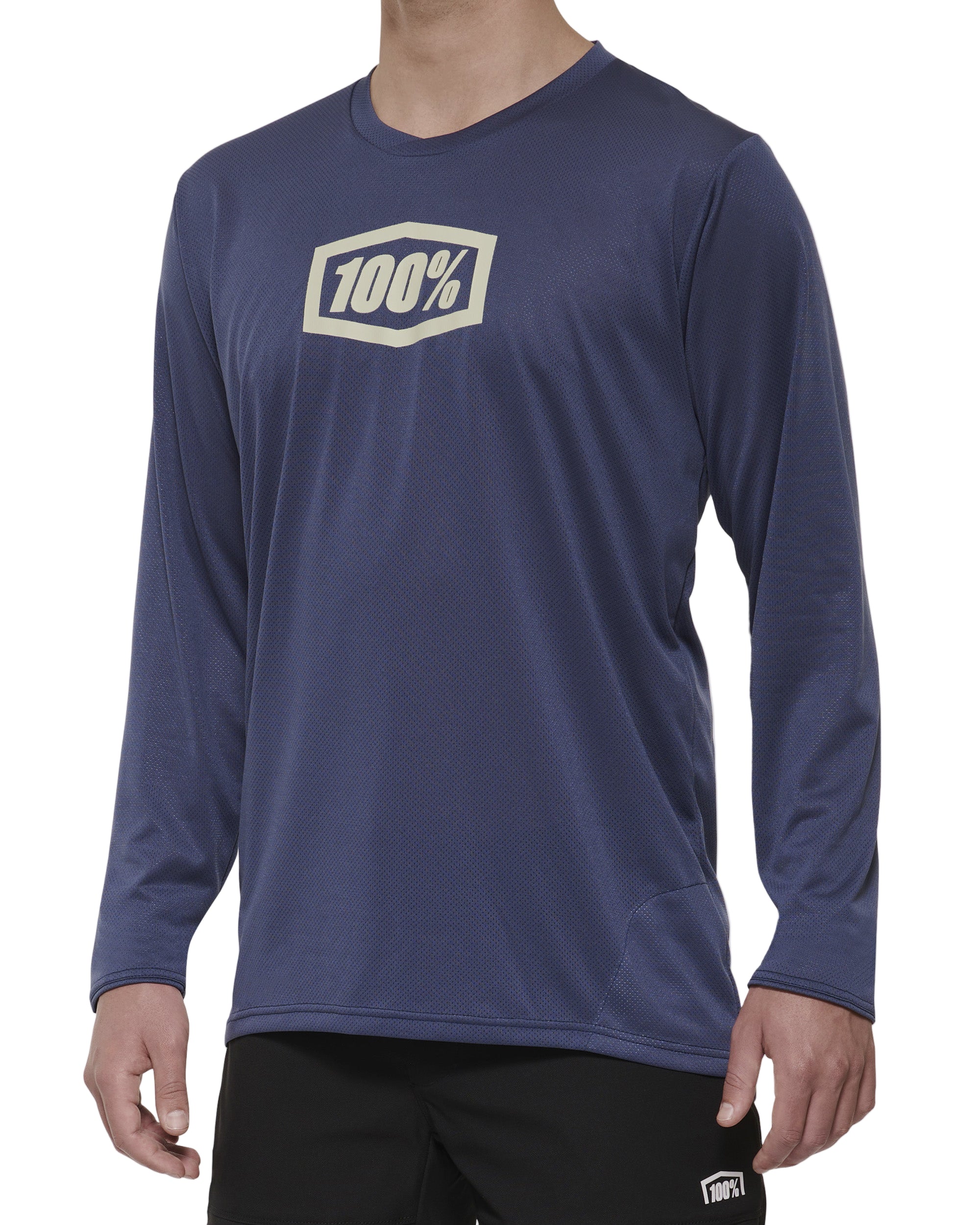 100% Ridecamp Long Sleeve Jersey Indigo / S