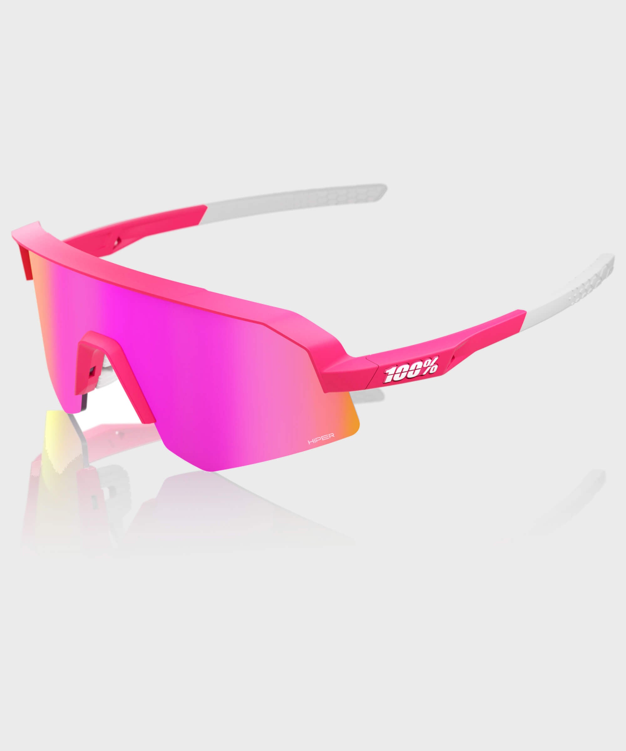 100% Slendale SL Glasses Pitaya / HiPER Vital Pink Mirror Lens