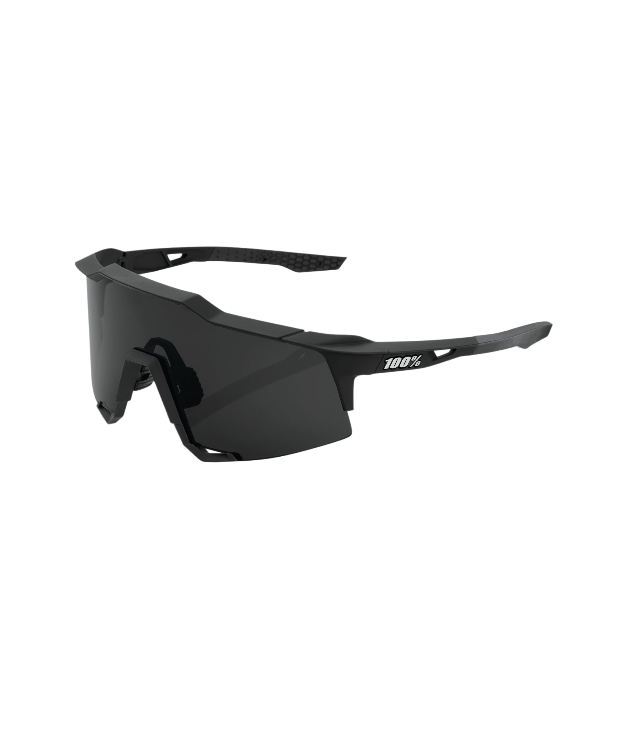 100% Speedcraft Glasses Soft Tact Black / Smoke