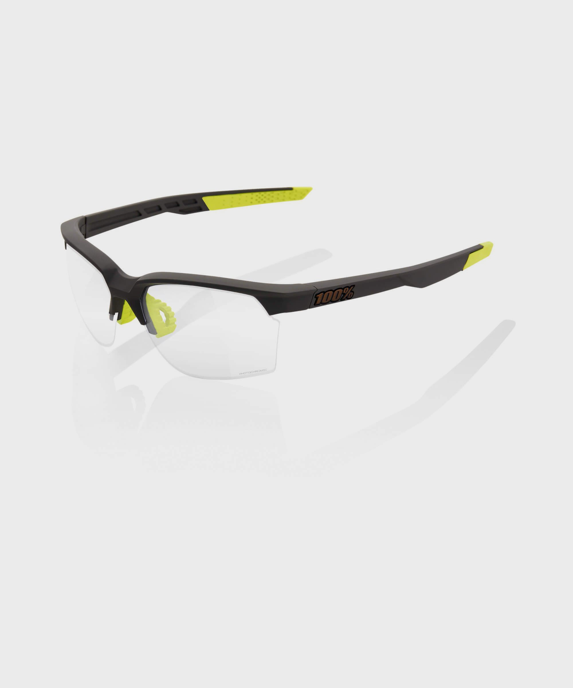 100% Sportcoupe Glasses Soft Tact Cool Grey / Photochromic
