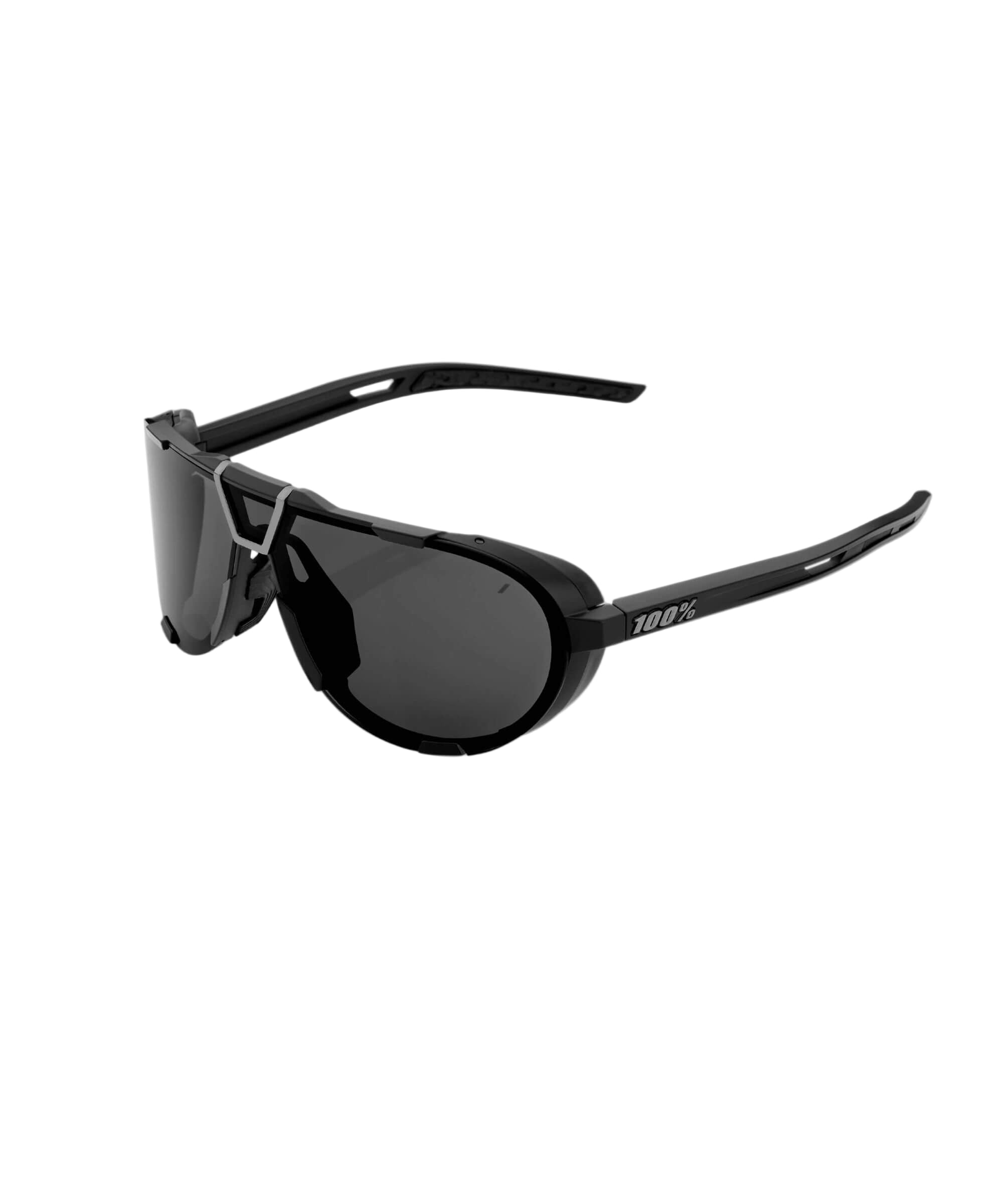 100% Westcraft Glasses Matte Black / Smoke