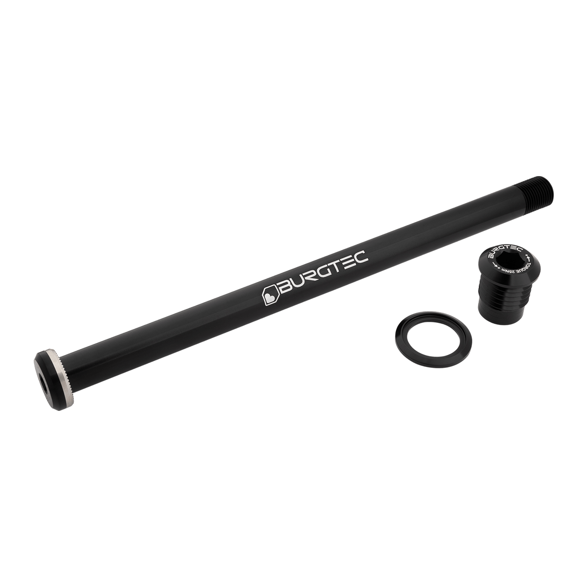 188mm x 12mm 1.00mm Pitch Rear Axle Burgtec Black