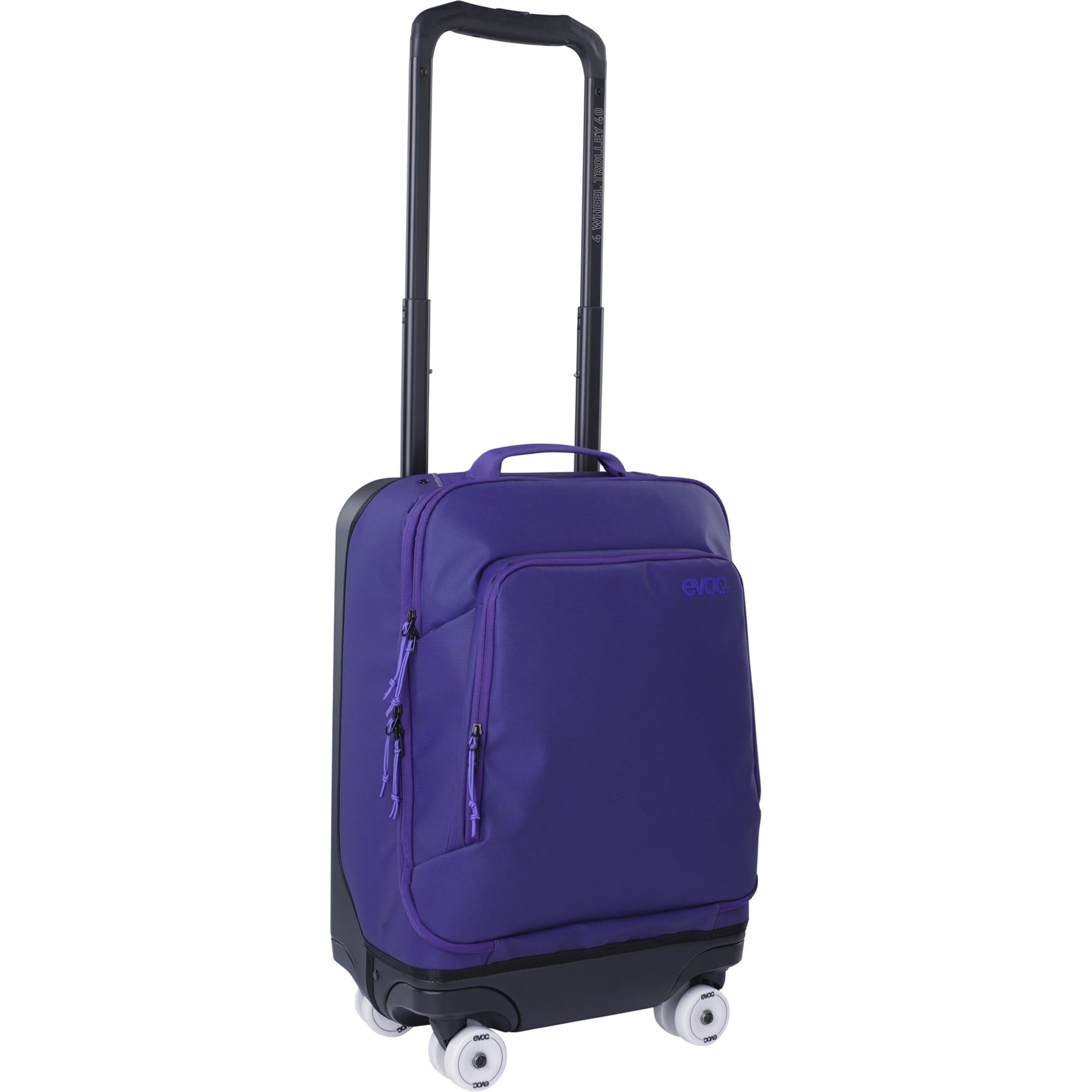 4-Wheel Trolley 40L Violet/Black / 40L