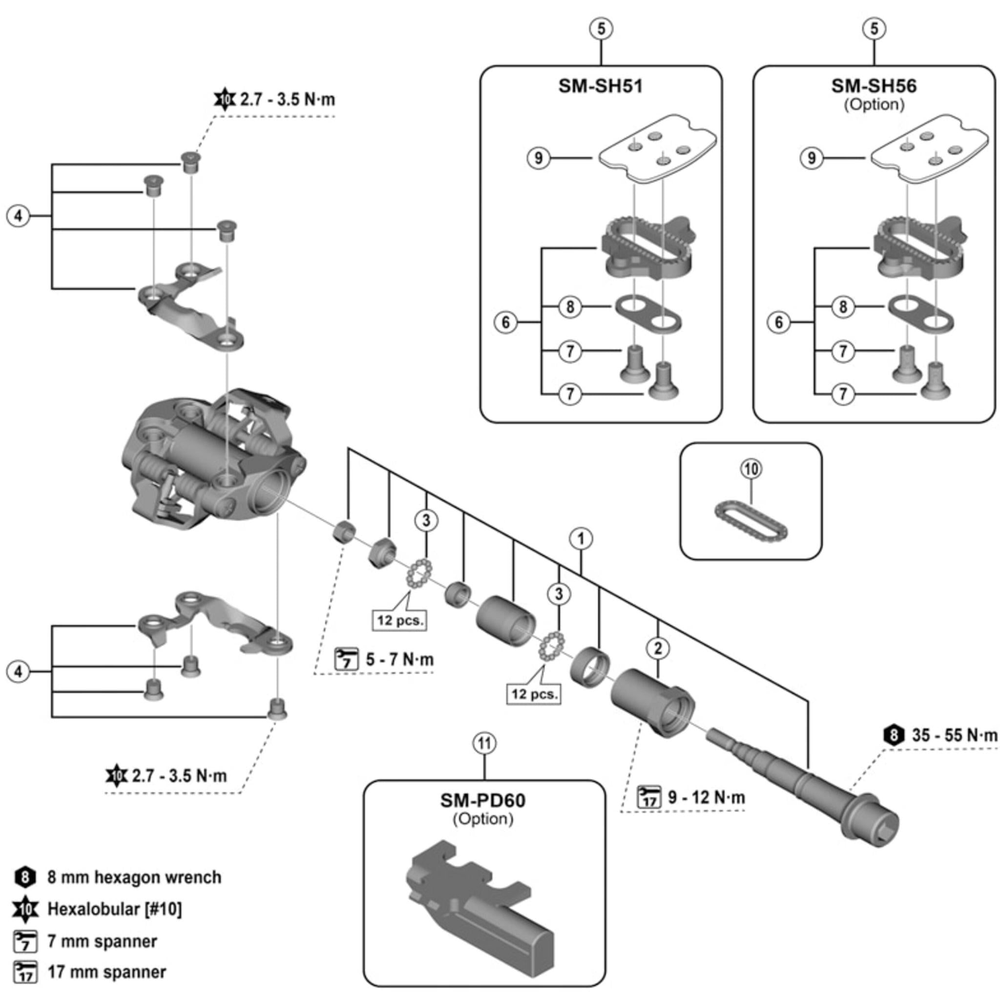 PD-M737 Cleat Fixing Screw