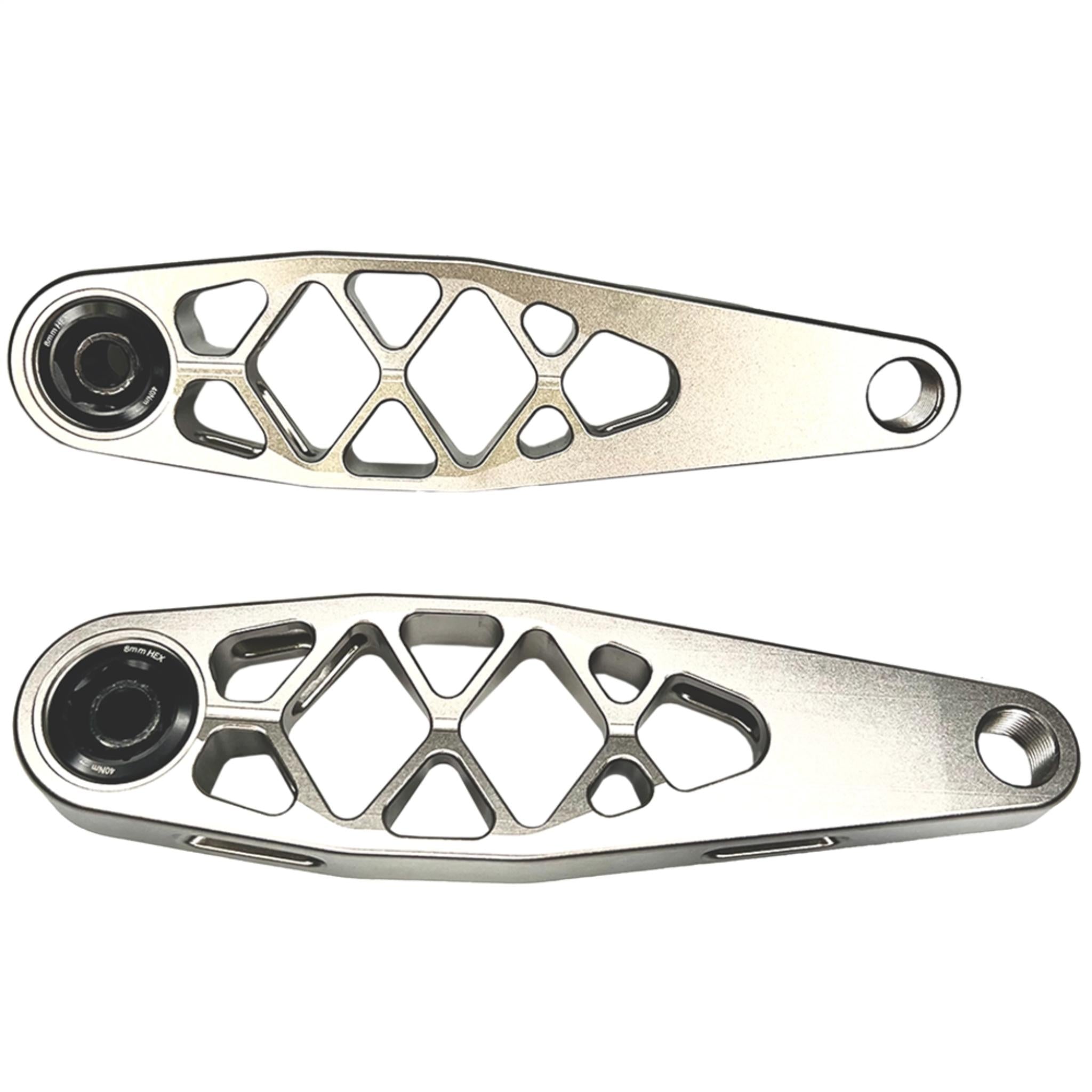 5DEV e-Bike Titanium ISIS Crankset Natural / 157.5mm / ISIS