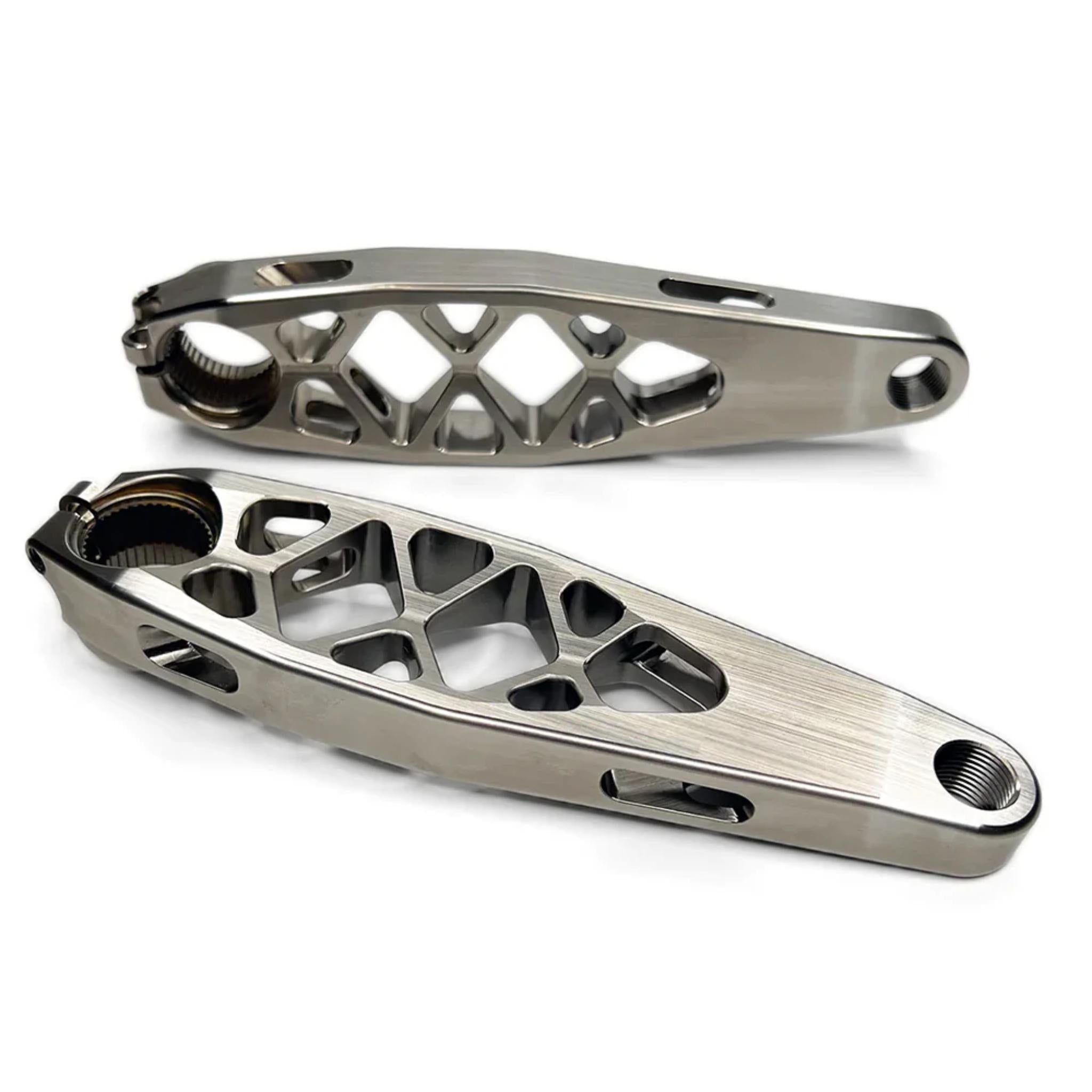 5DEV e-Bike Titanium Shimano EP8 Crankset Natural / 157.5mm / EP8