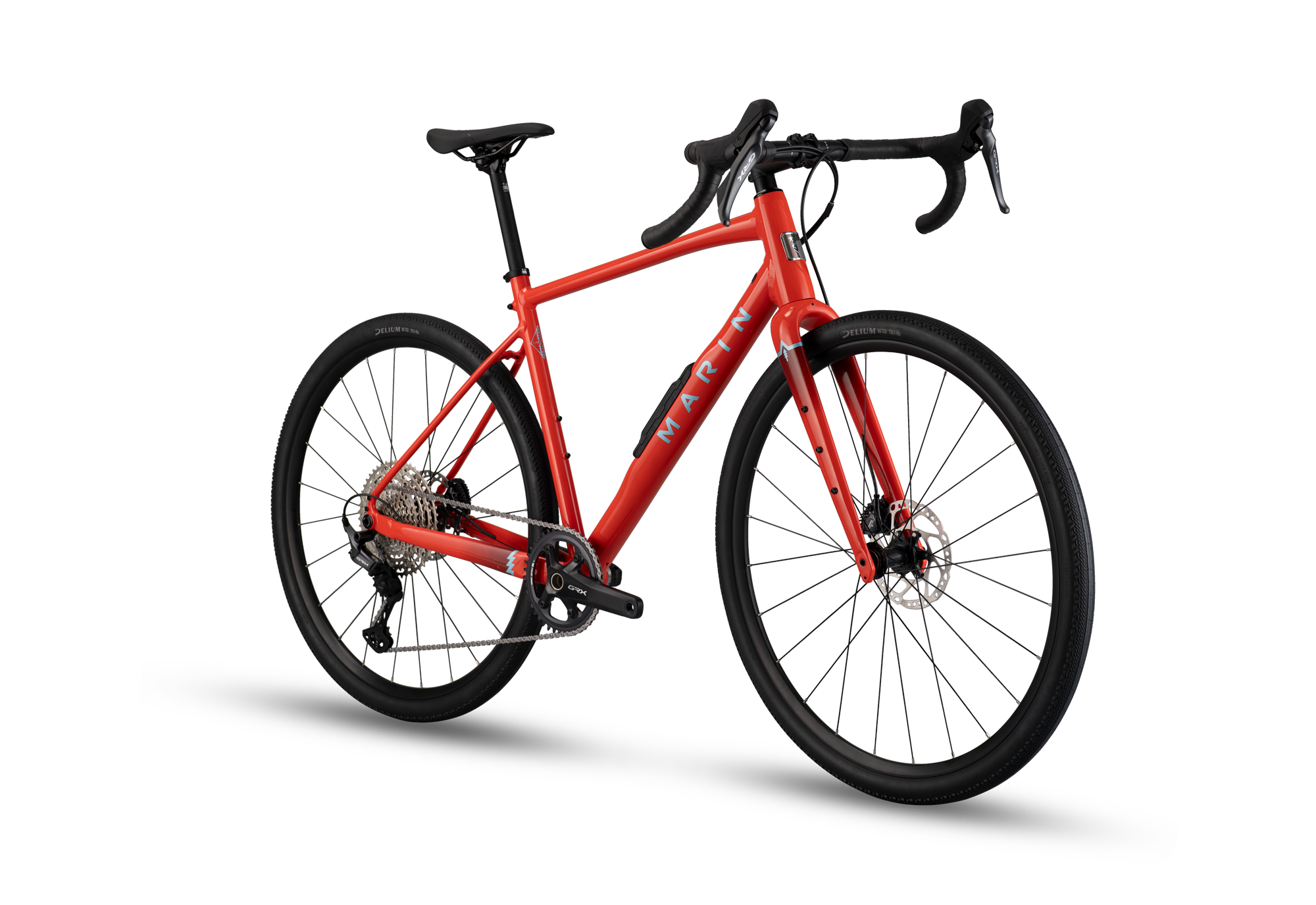 Marin Gestalt 3 2027 gravel bike in Roarange, front view