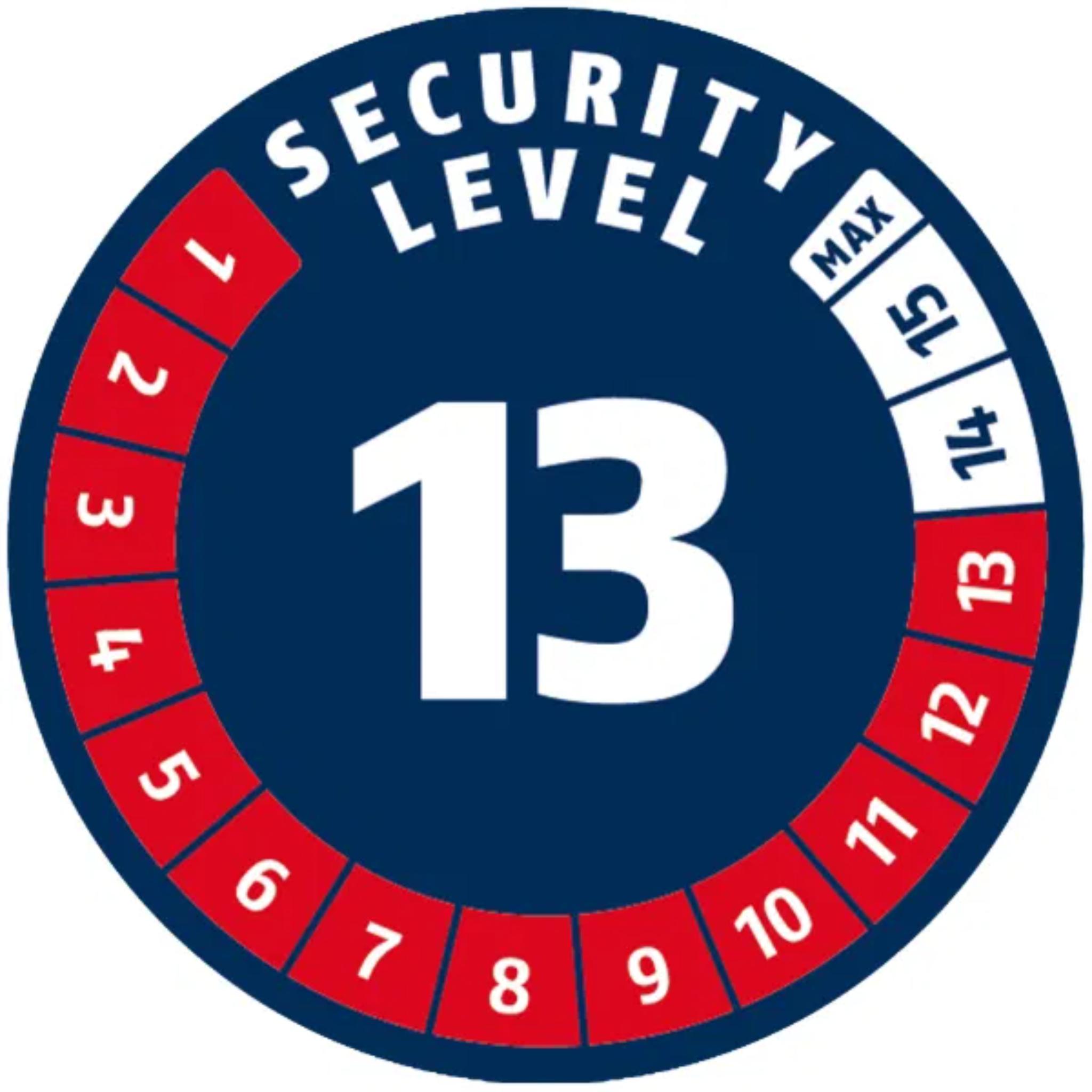 ABUS Bordo 6200K/90 Folding Lock + SH Bracket Black / 90cm