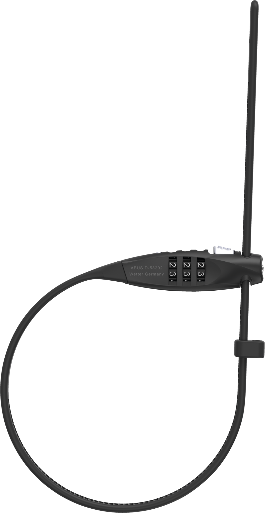 ABUS Combiflex TravelGuard Lock Black