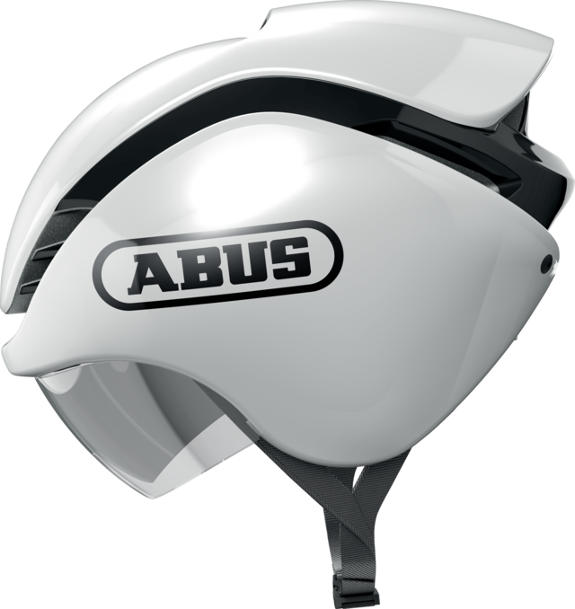 ABUS GameChanger Tri Helmet Shiny White / M