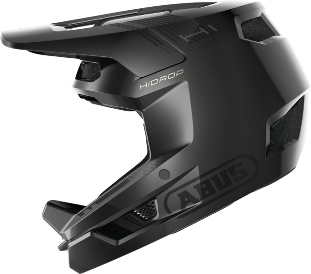 ABUS HiDrop Helmet Shiny Black / L