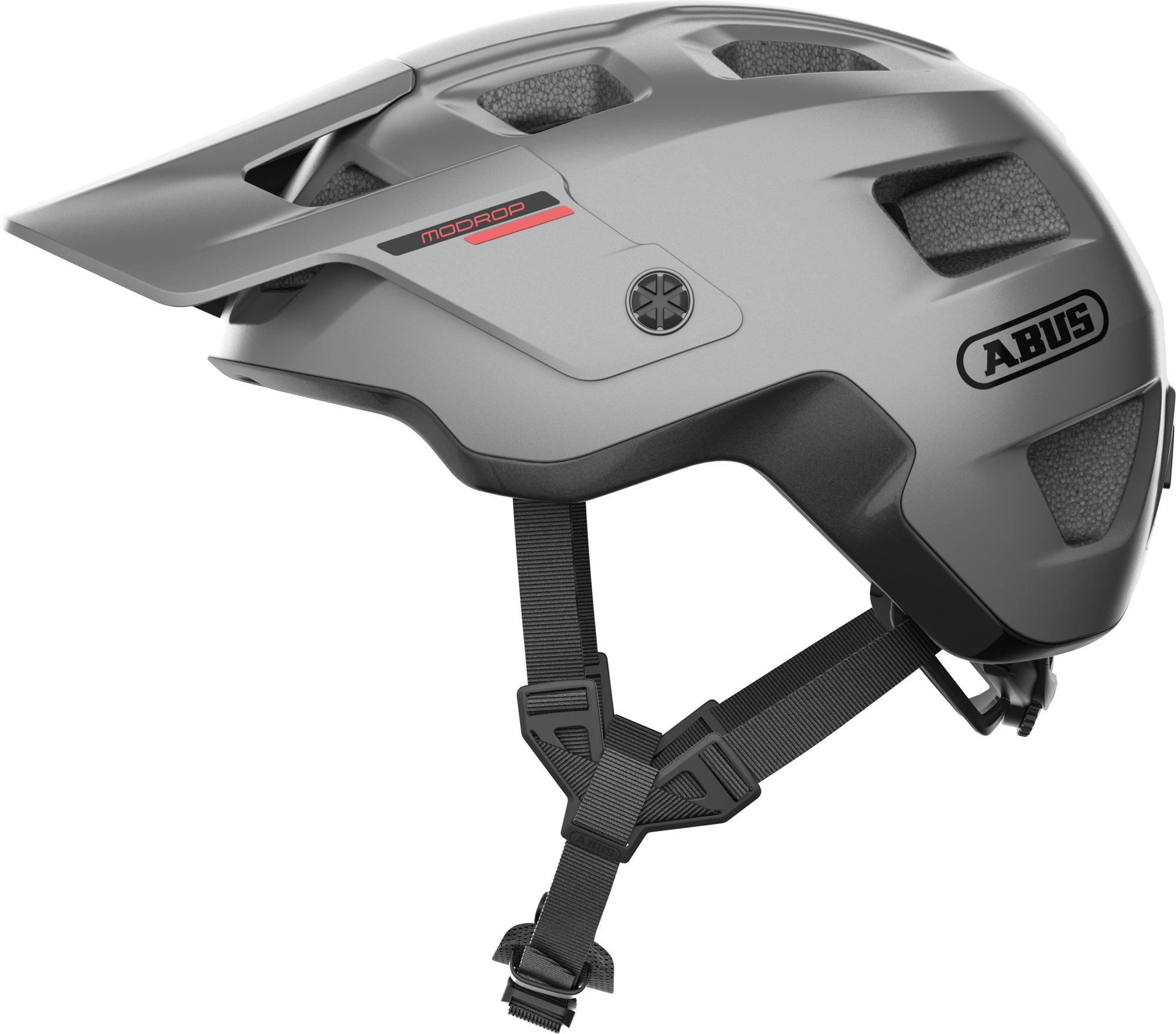 ABUS MoDrop Helmet Ti Silver / L