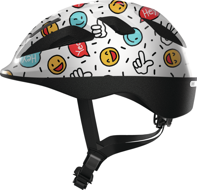 ABUS Smooty 2 Kids Helmet White Smiley / M