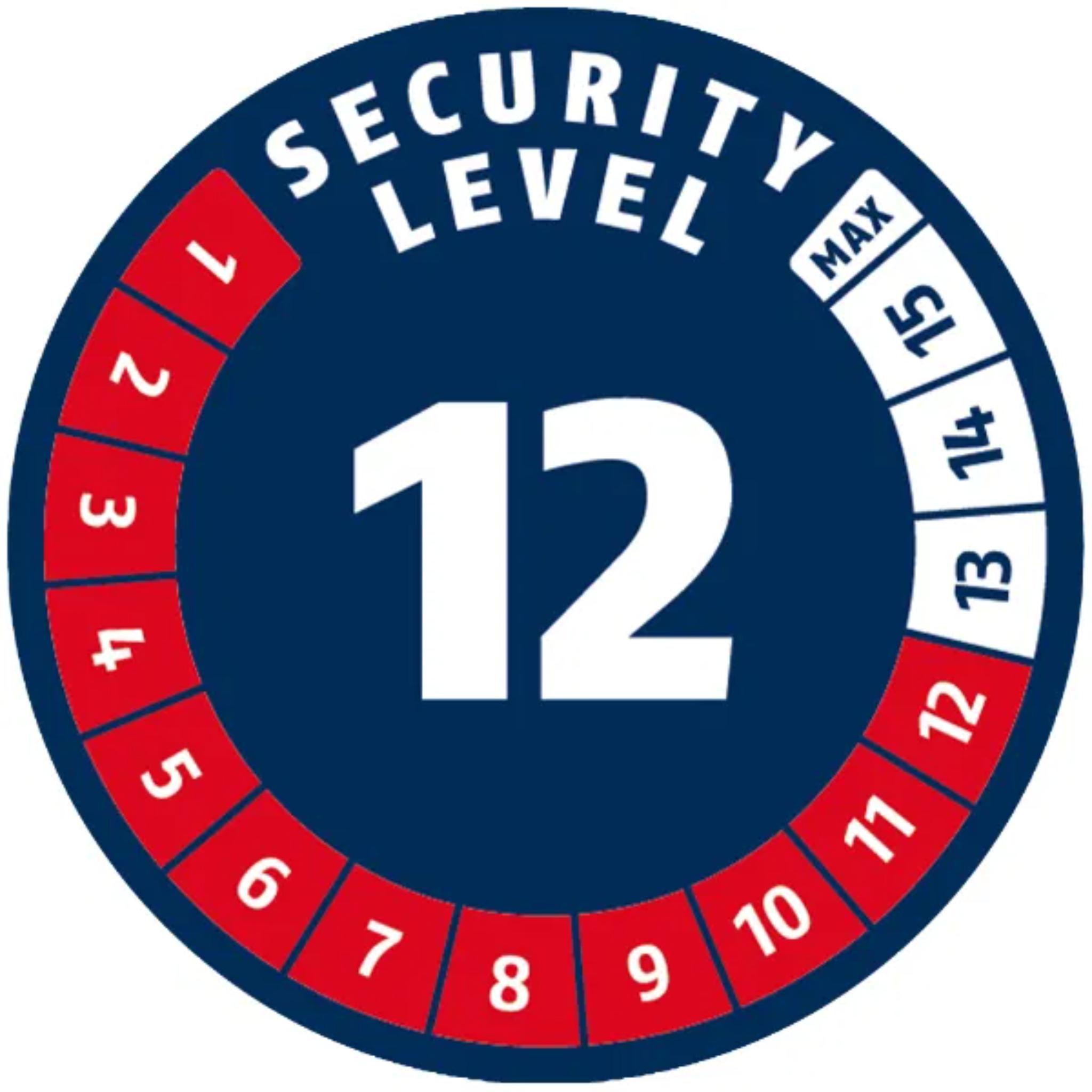 ABUS Ultimate Mini 420K 140mm D Lock with bracket and 120cm cable (Pedal Cycle Gold) Red / D Lock