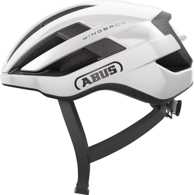 ABUS WingBack Helmet Shiny White / L