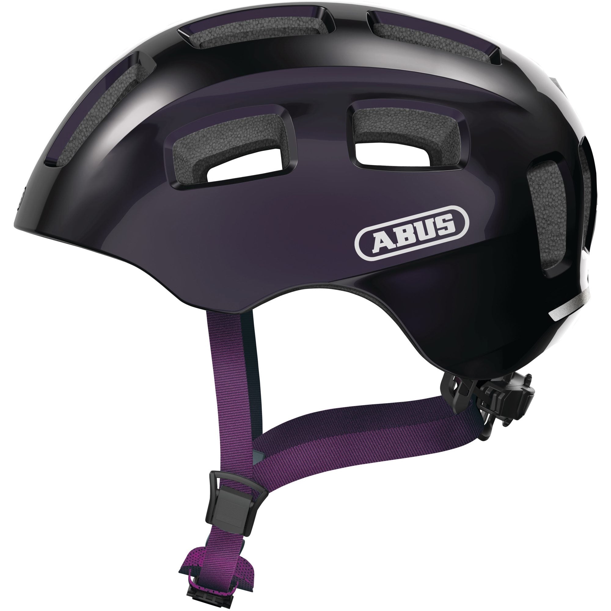 ABUS Youn-I 2 Kids Helmet Black Violet / M