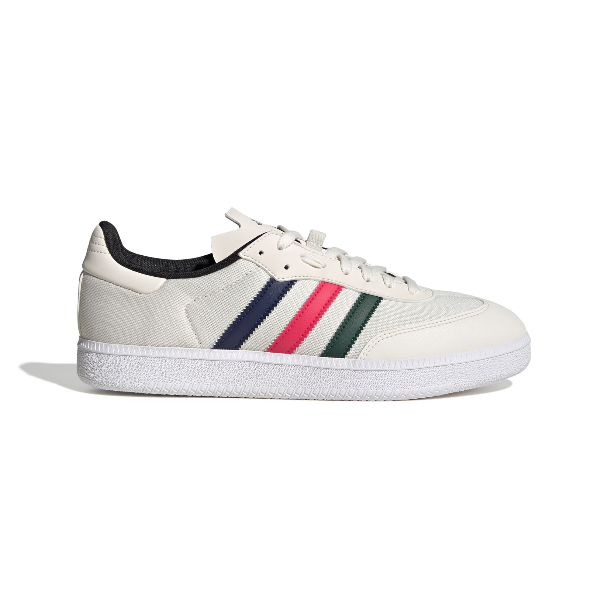 Adidas Velosamba Made with Nature Cycling Shoes Chalk White / Lucid Red / Dark Blue / UK 2.5 / EU 35.5
