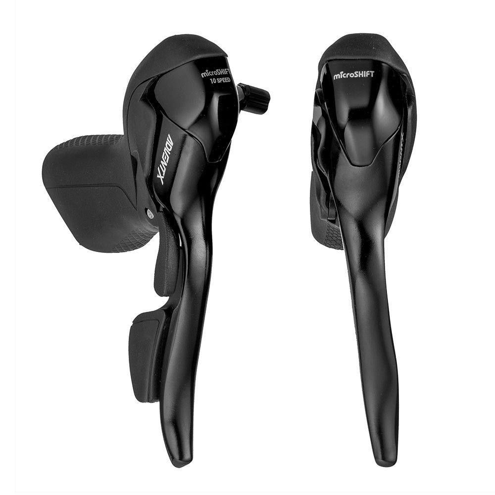 Advent X Drop Brake/Shifter Black / Pair / RH 10-Speed, LH brake-only.