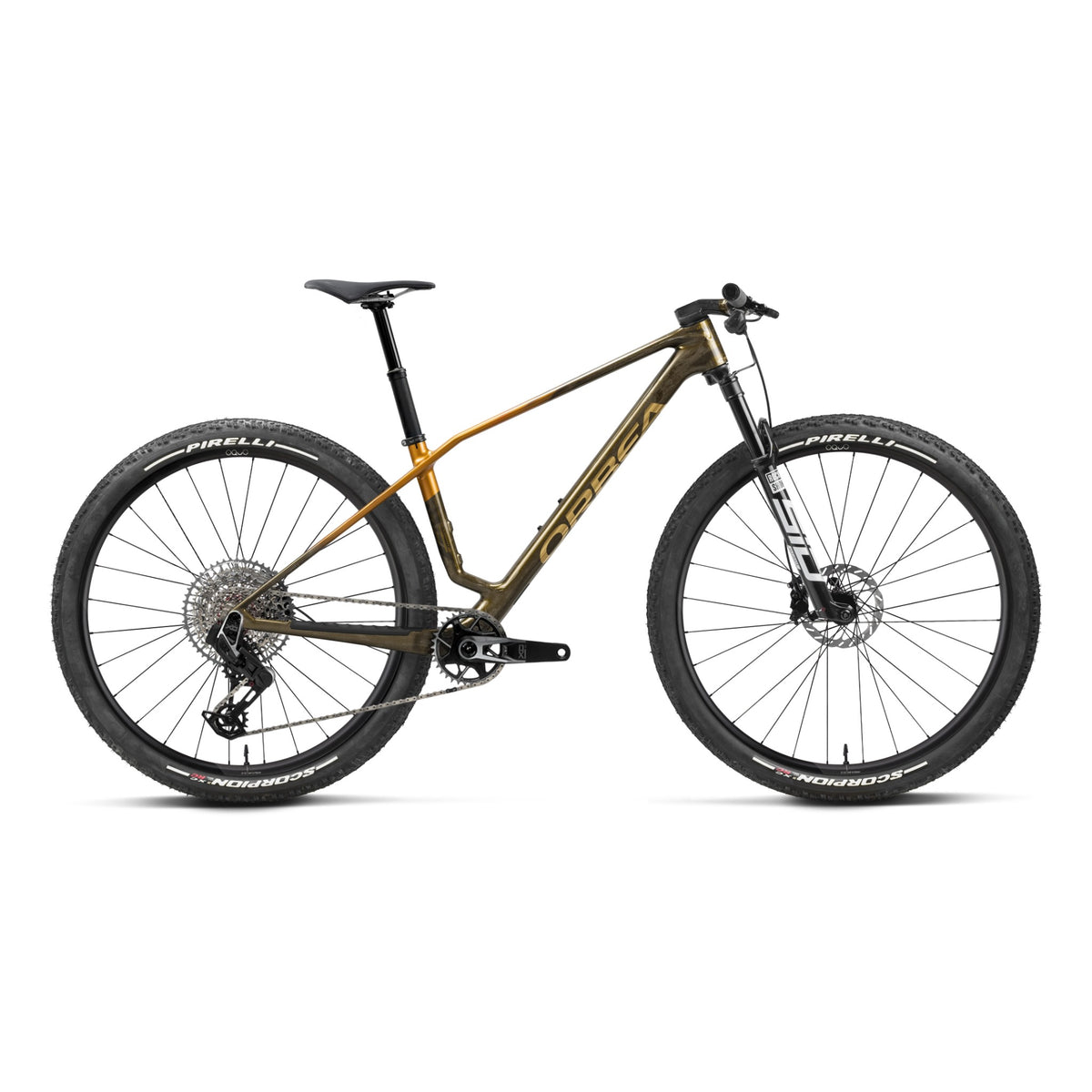 Alma M-Team AXS 2027 Caramel Carbon View - Leo Orange (Gloss) / S