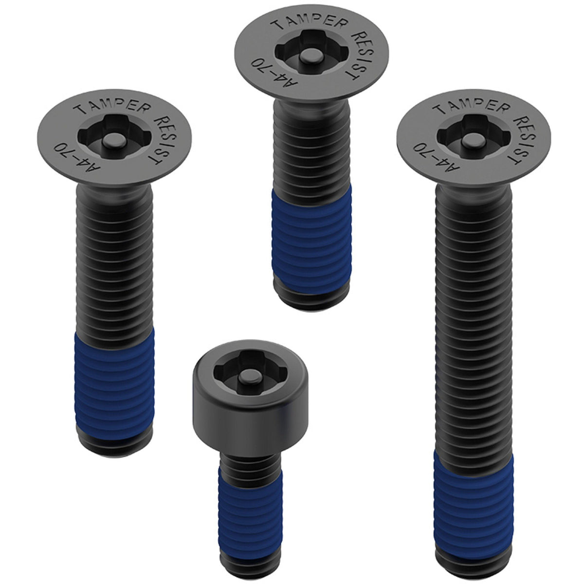 Anti Theft Screws Black / One Size