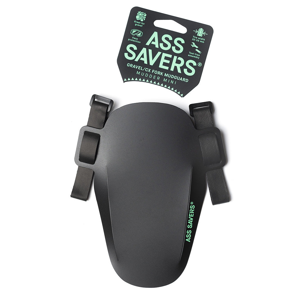 Ass Savers Mudder Mini Mudguard Black / Front