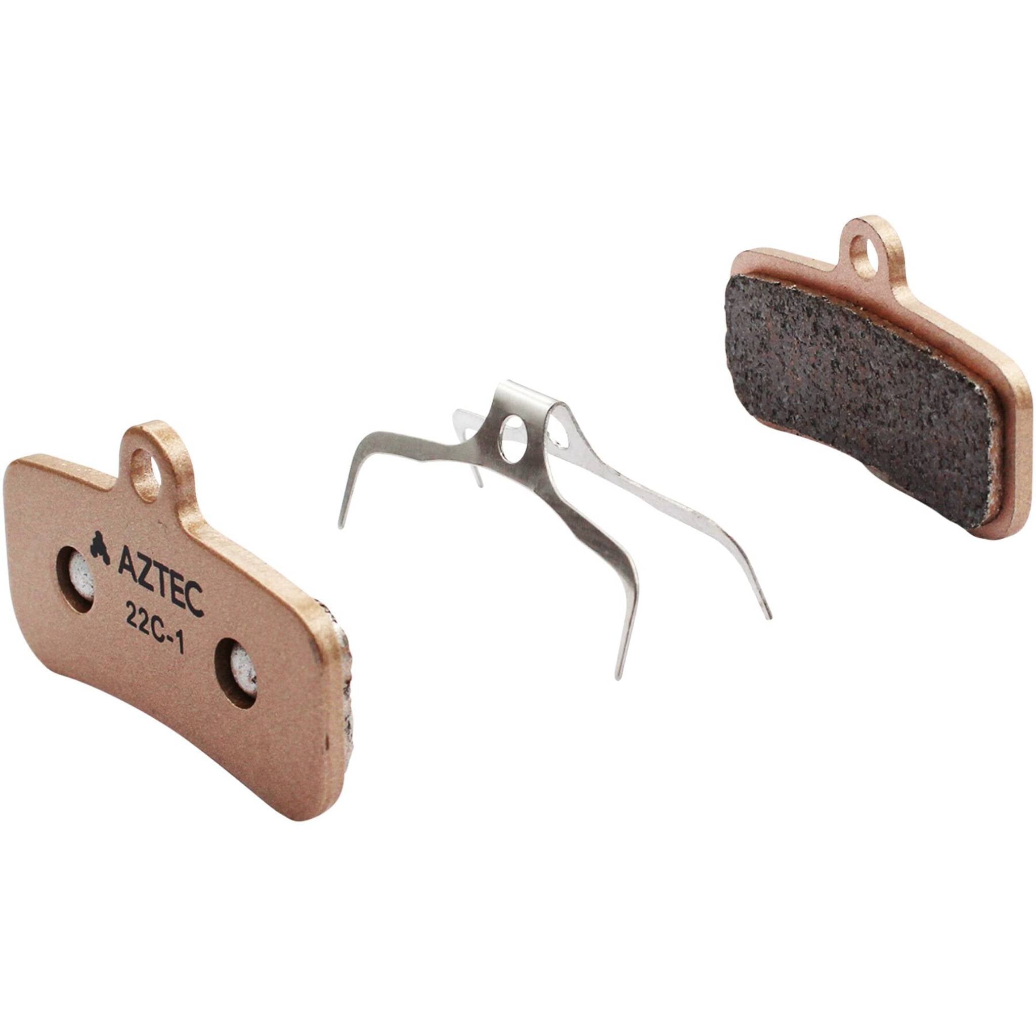 Aztec Sintered Shimano Saint Disc Brake Pads Gold