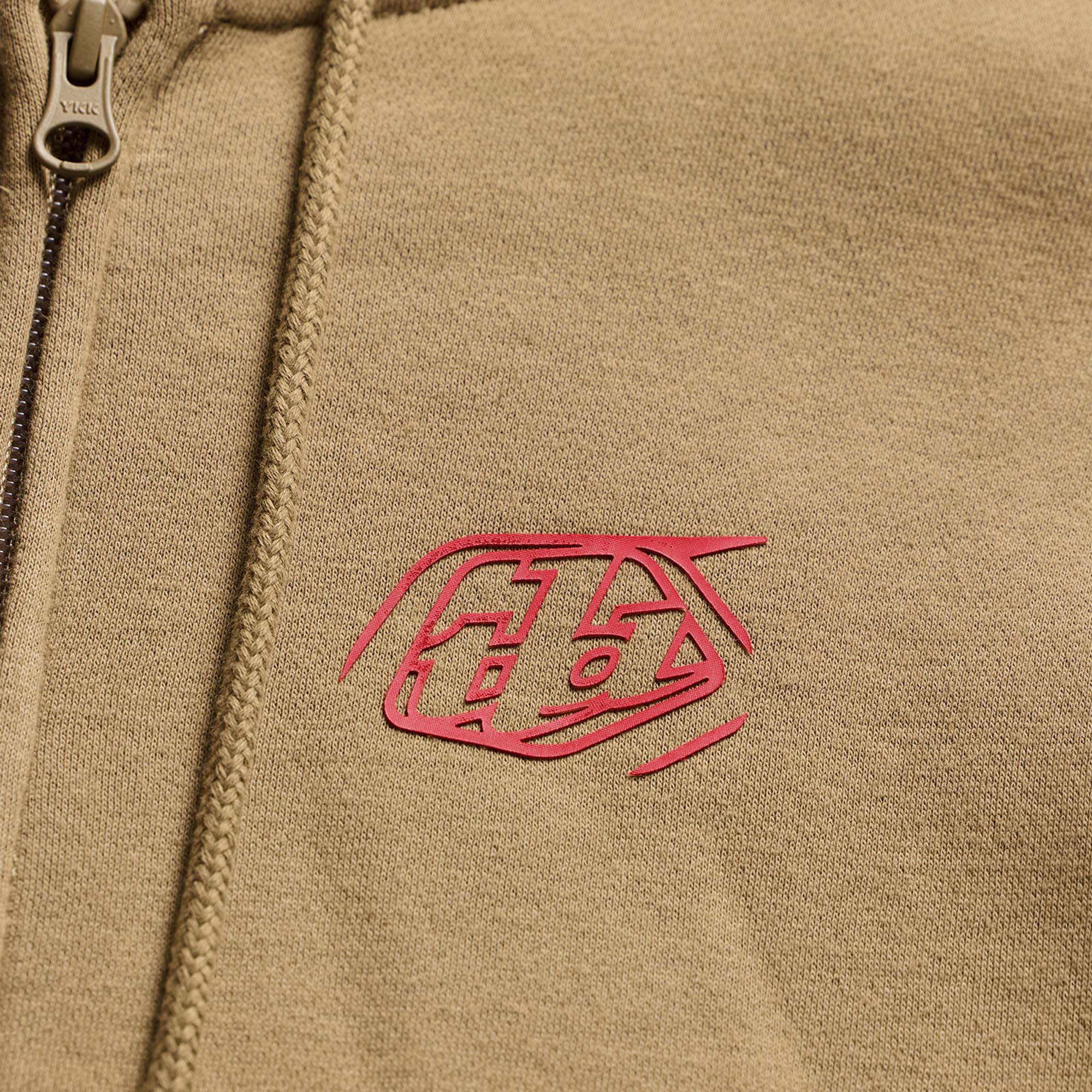 Badge Zip Up Hoodie