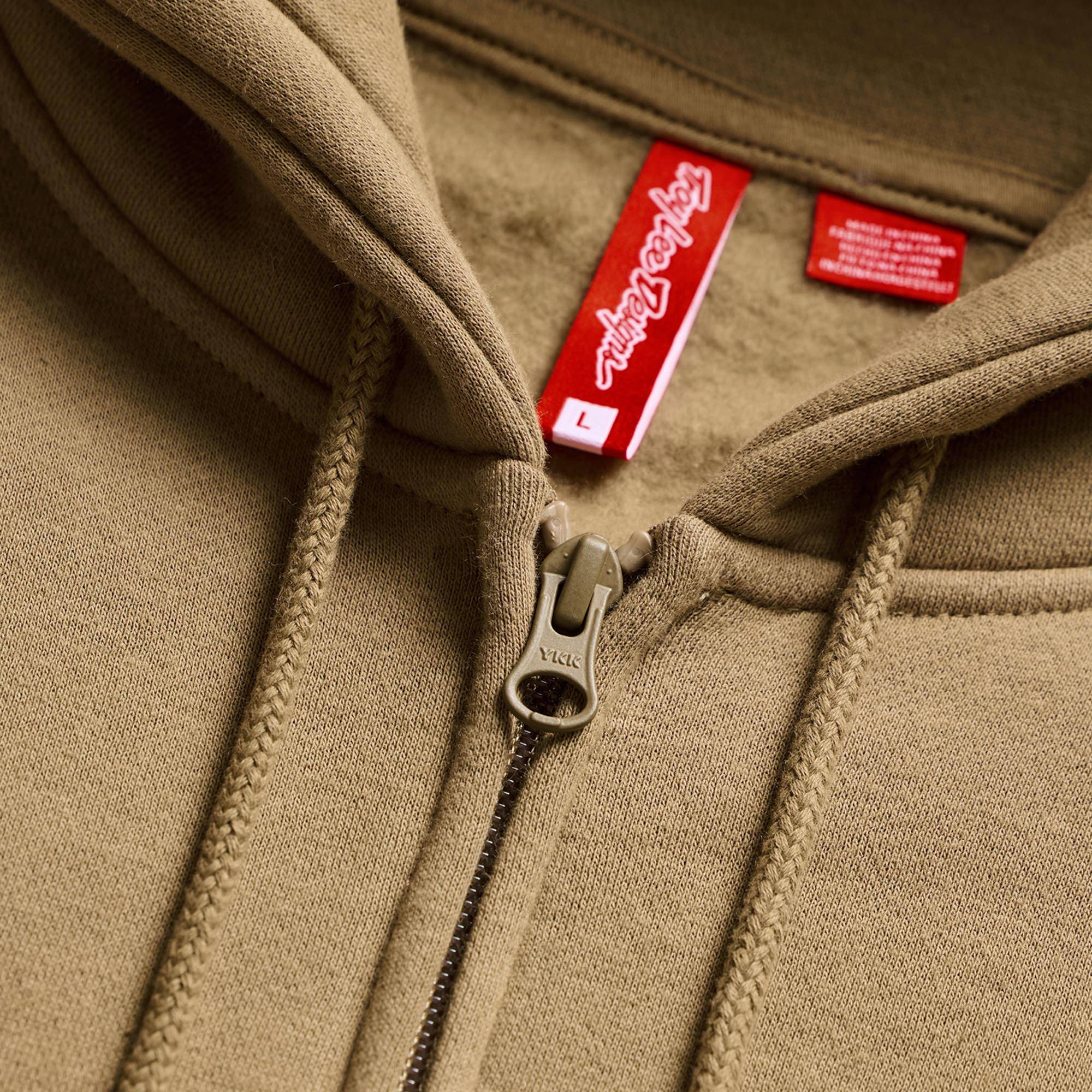 Badge Zip Up Hoodie