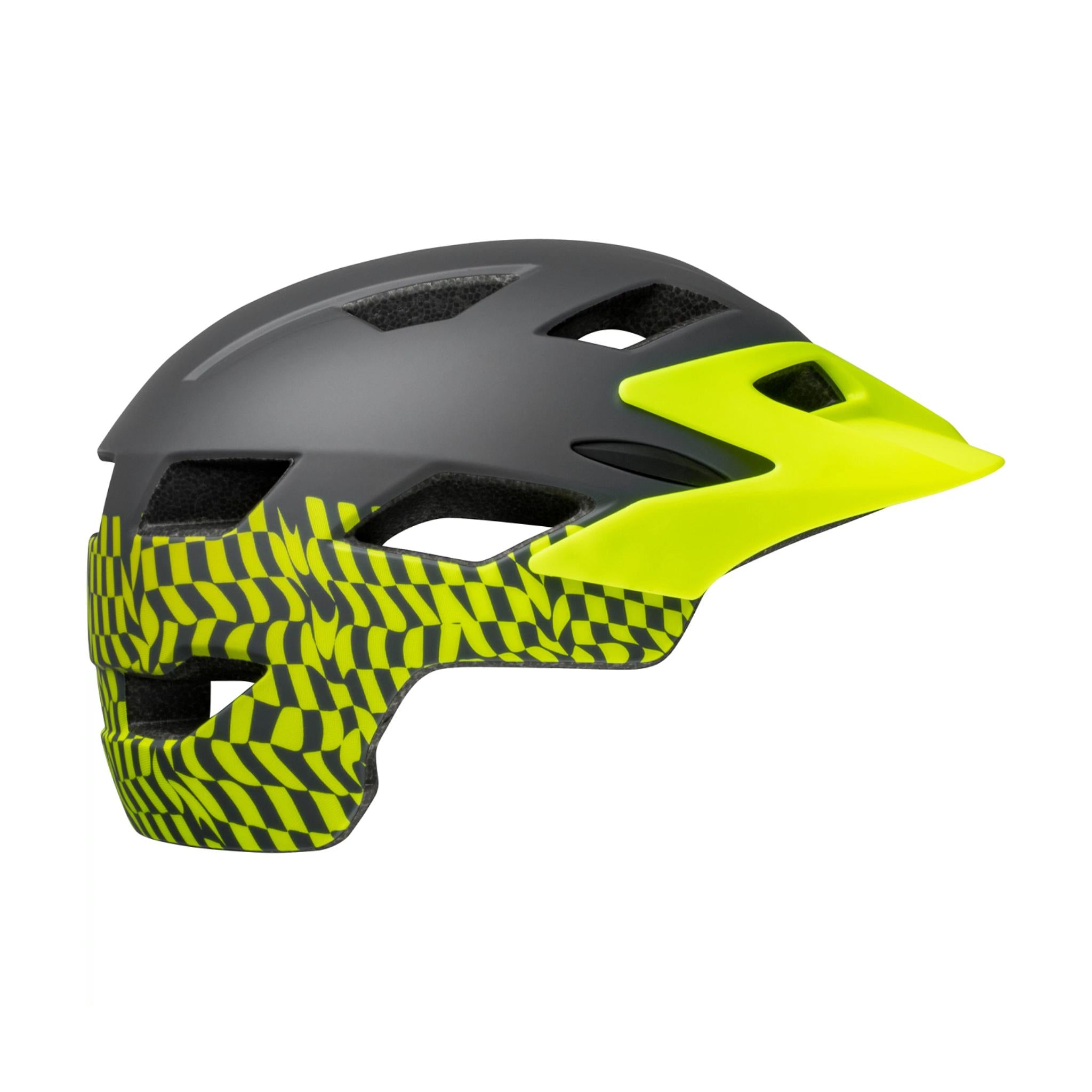 Bell Sidetrack Youth Bike Helmet Wavy Checks Matt Retina Sear / Unisize 50-57cm