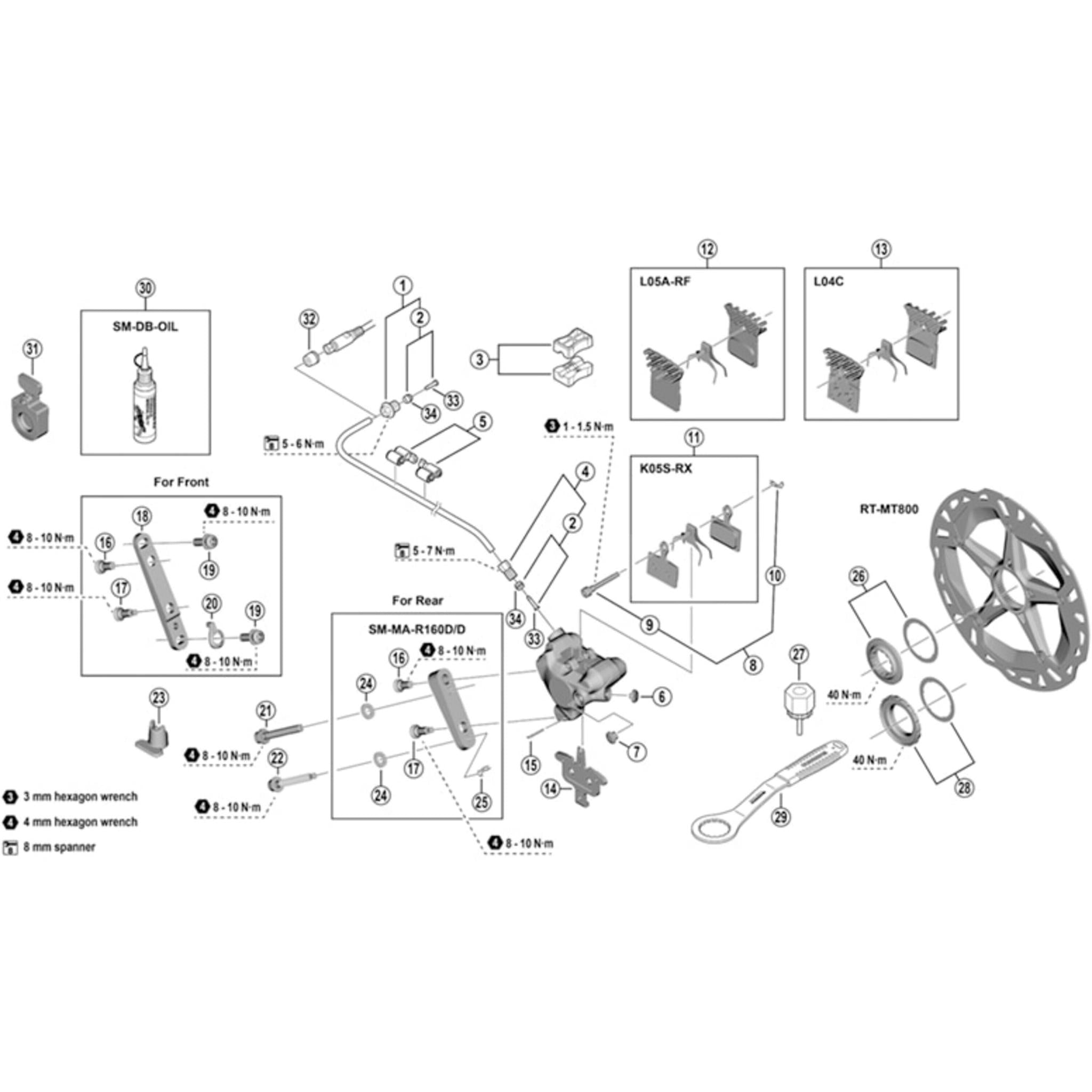 BR-RS505 Bolt Fixing Pin