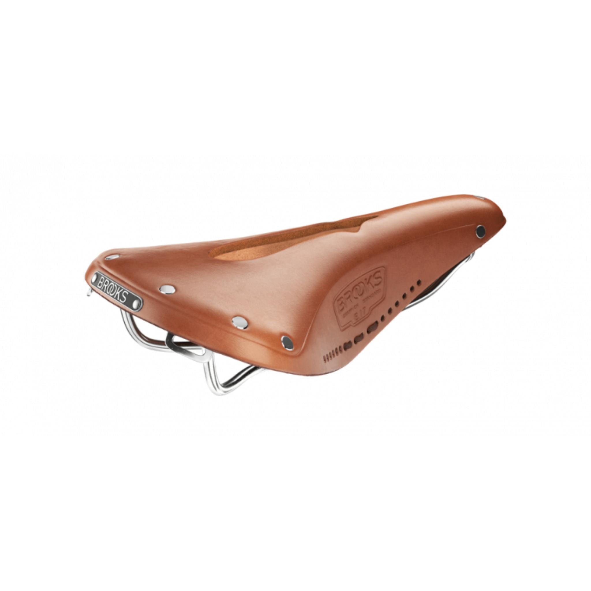 Brooks B17 Carved Saddle - 175mm Honey
