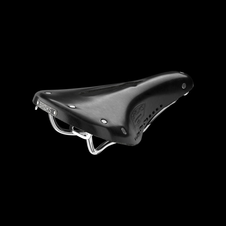 Brooks B17 Carved Short Ladies Saddle Black / 176mm