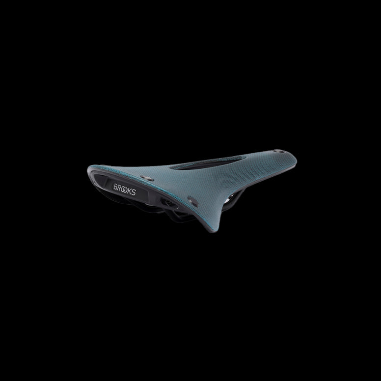 Brooks C17 Cambium Carved All-Weather Saddle Octane Blue / 162mm