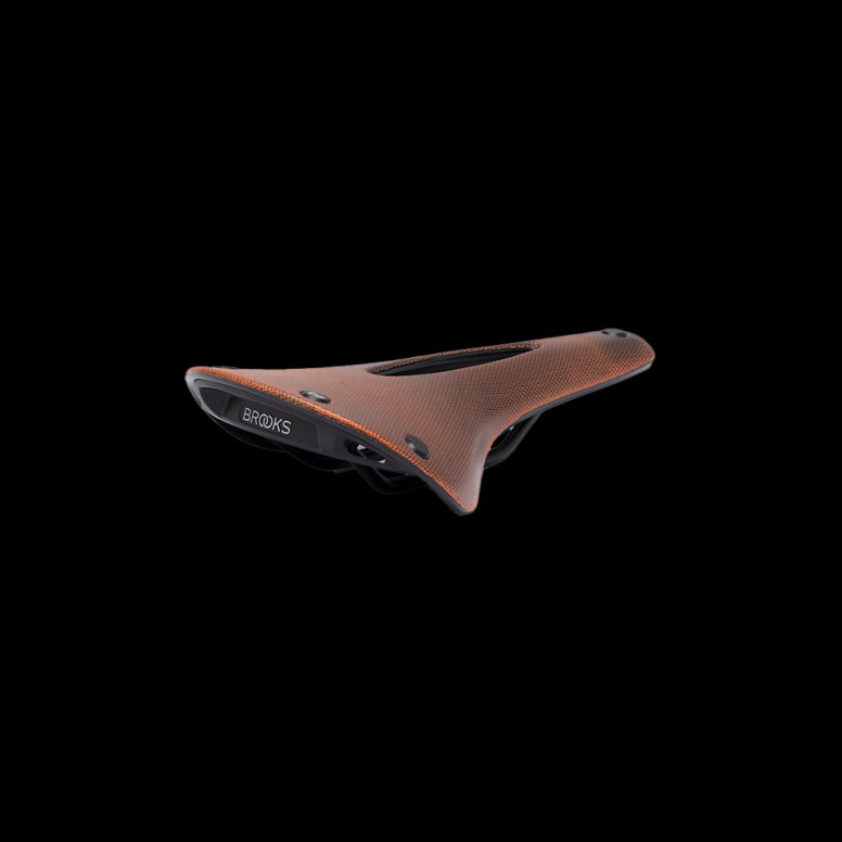 Brooks C17 Cambium Carved All-Weather Saddle Orange / 162mm