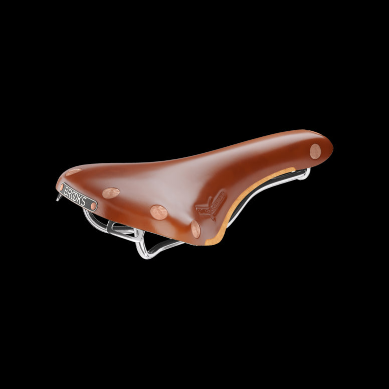 Brooks Swift Chrome Saddle Honey / 150mm