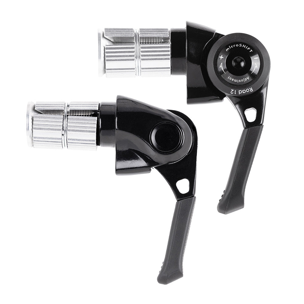 BS-A12 Bar End Shifters Pair Black / 12sp Road