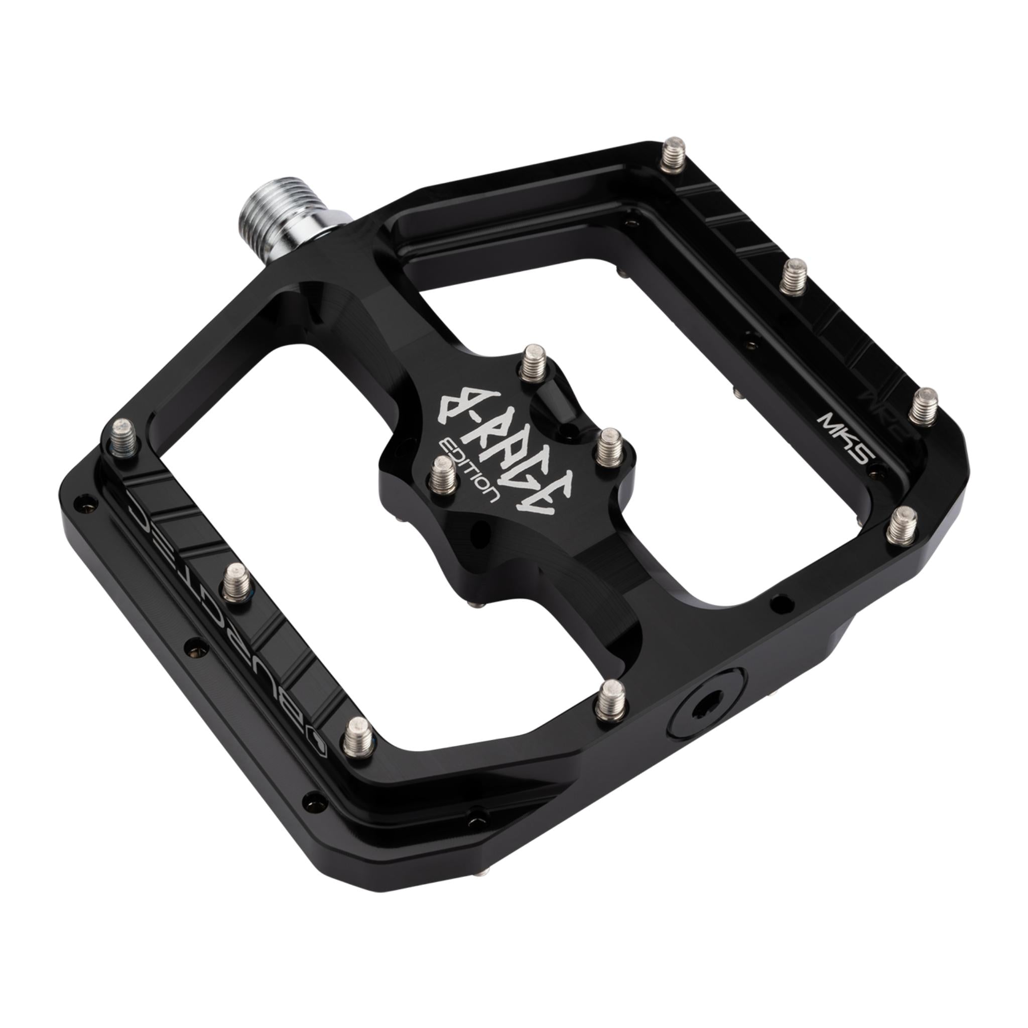 Burgtec Penthouse Flat MK5 B-Rage Edition Pedals Burgtec Black