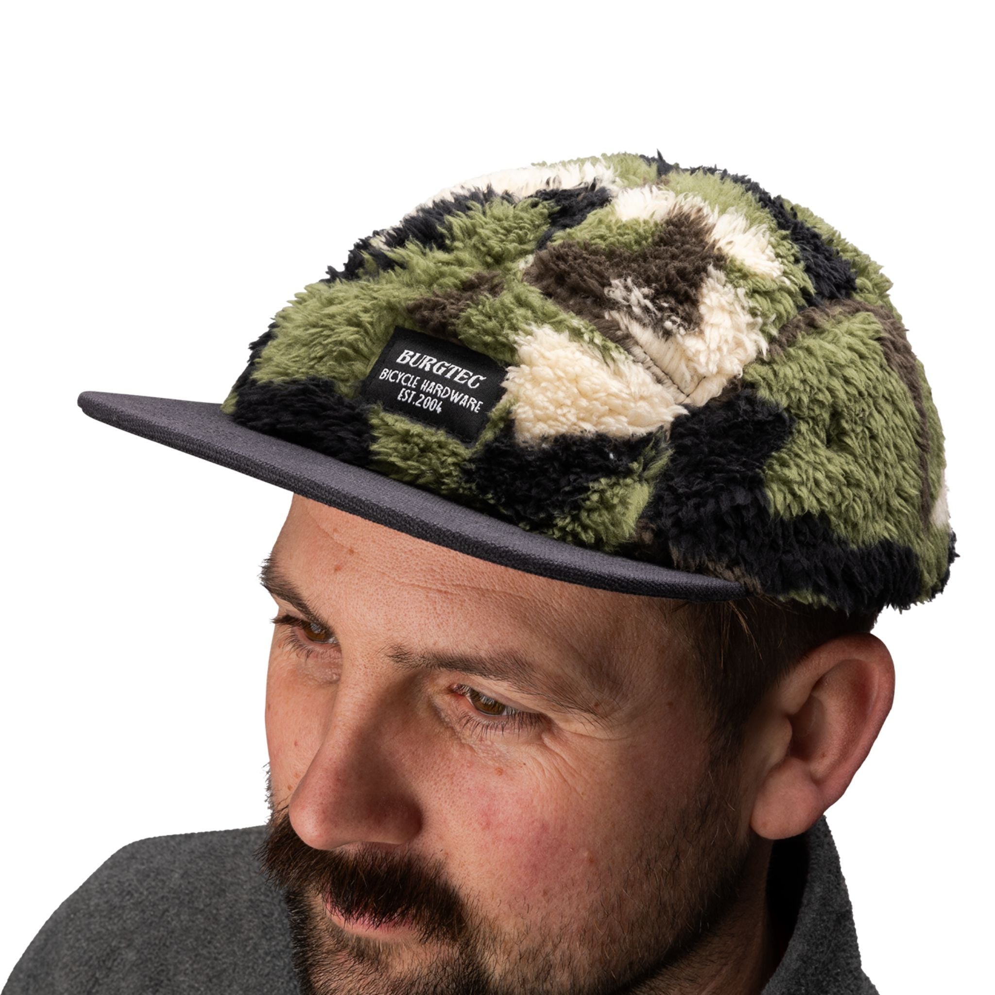 Burgtec Renegade Sherpa Five Panel Cap Camo