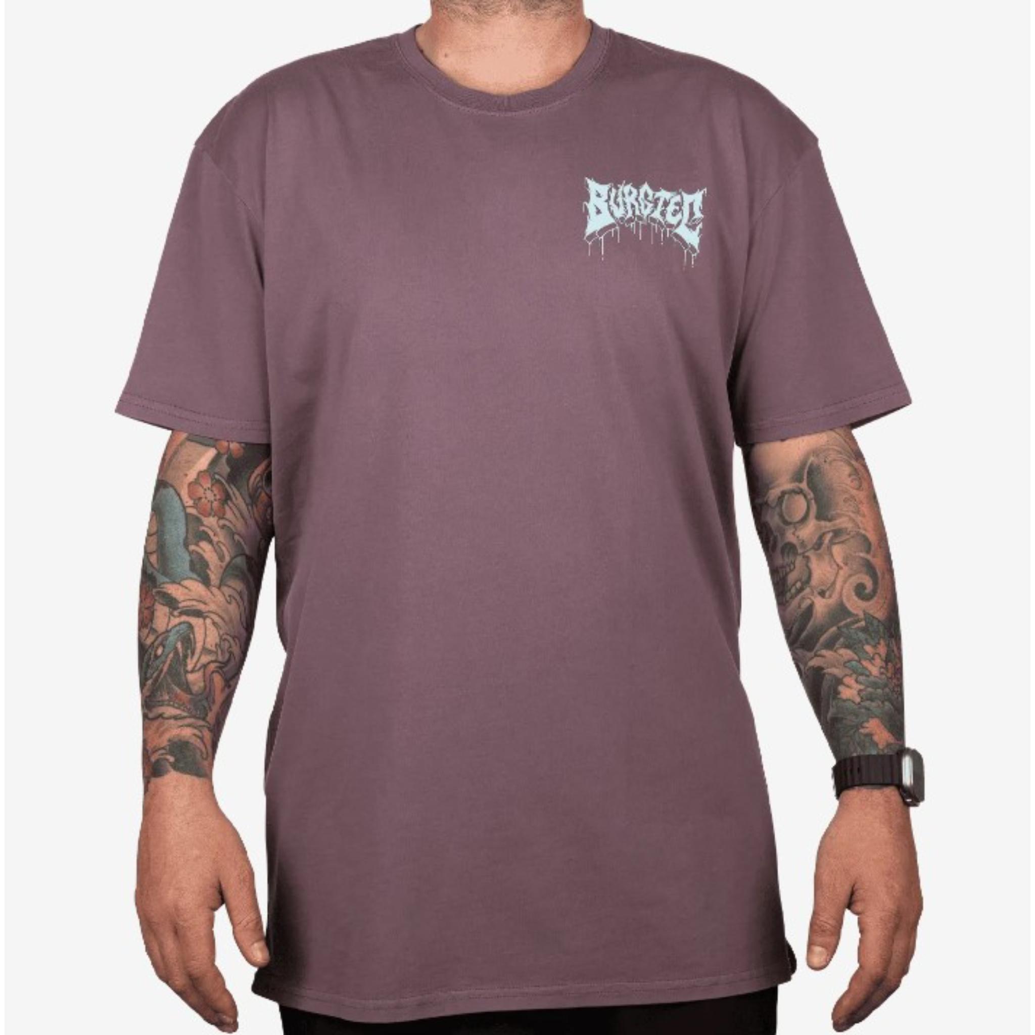 Burgtec Roll With Us Faded T-Shirt Mauve / S