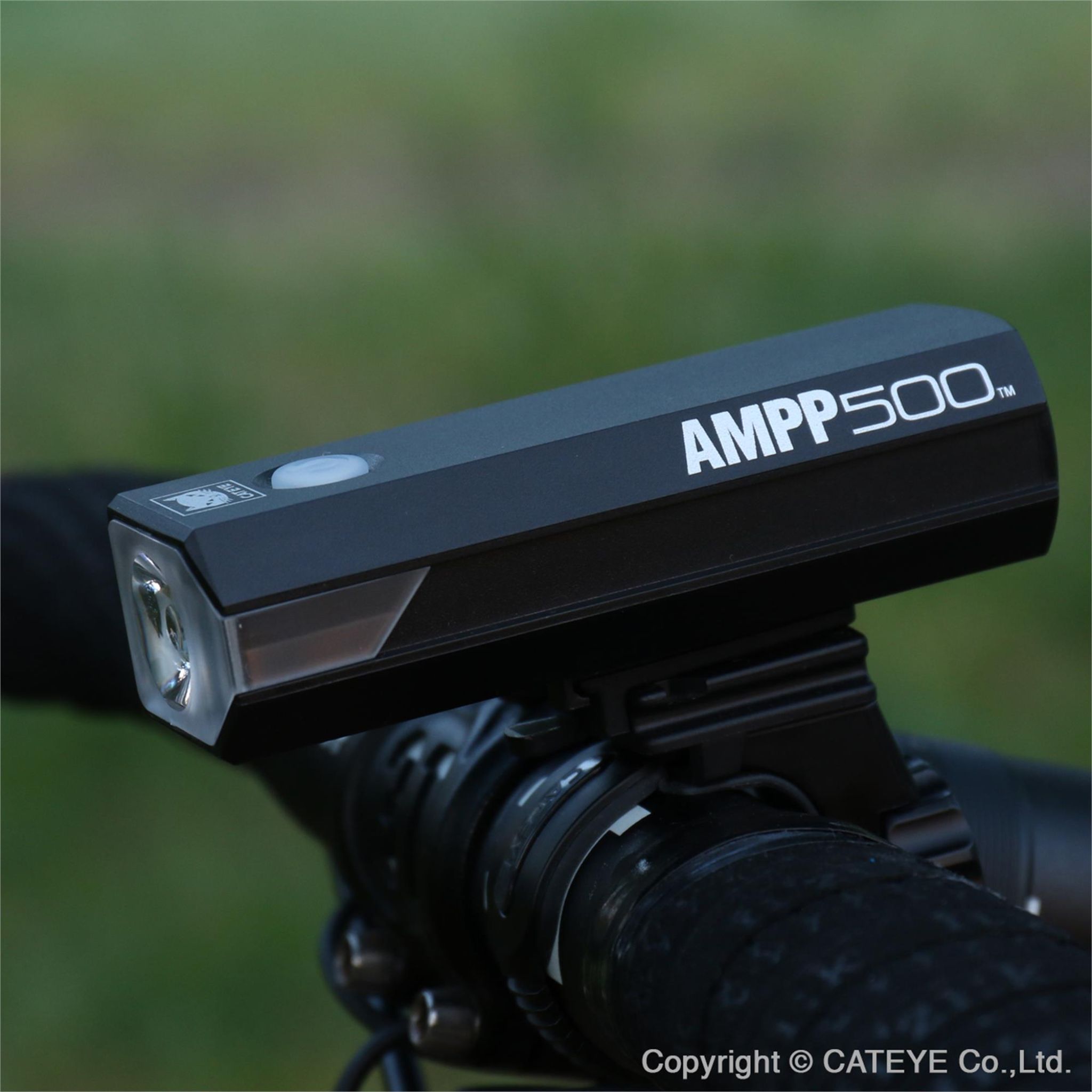 Cateye AMP 500S & Viz 150 Front & Rear Bike Light Set Black