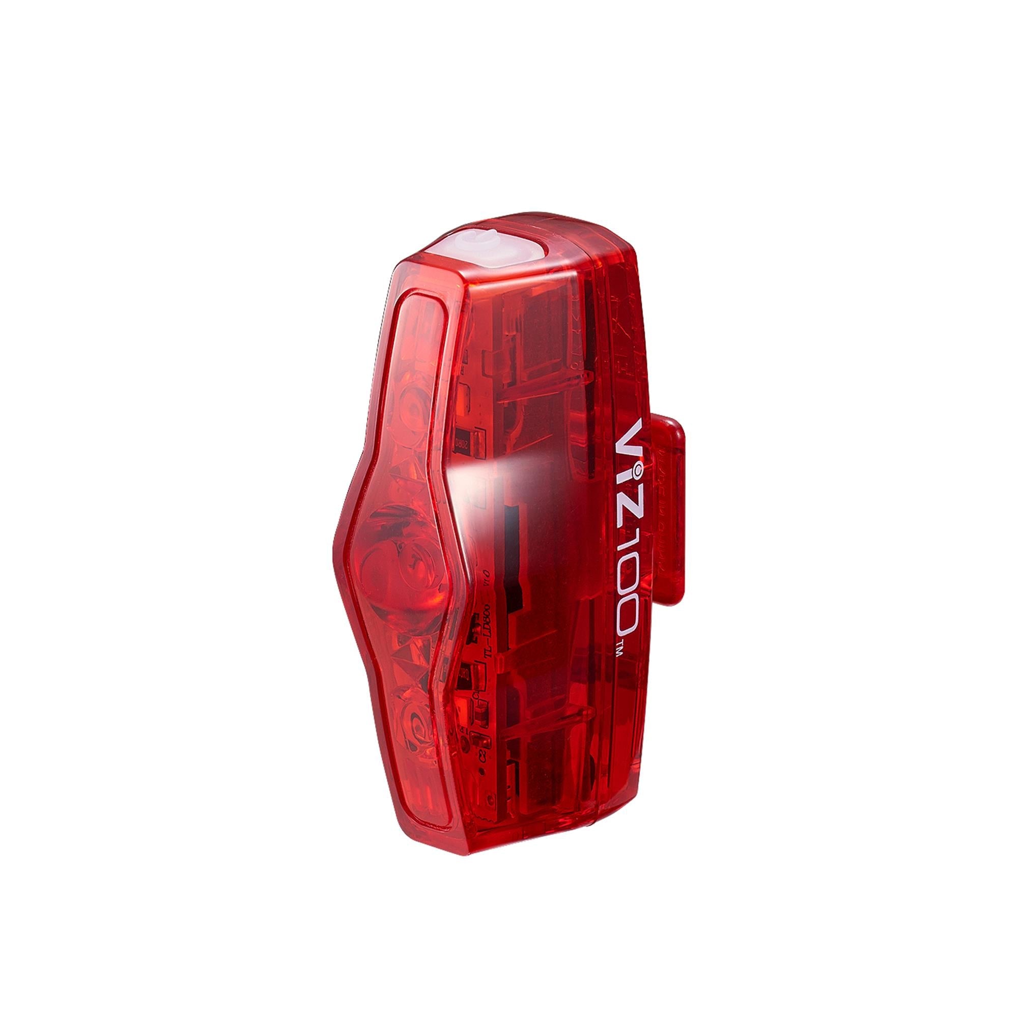 Cateye Viz 100 Rear Light USB-C Black